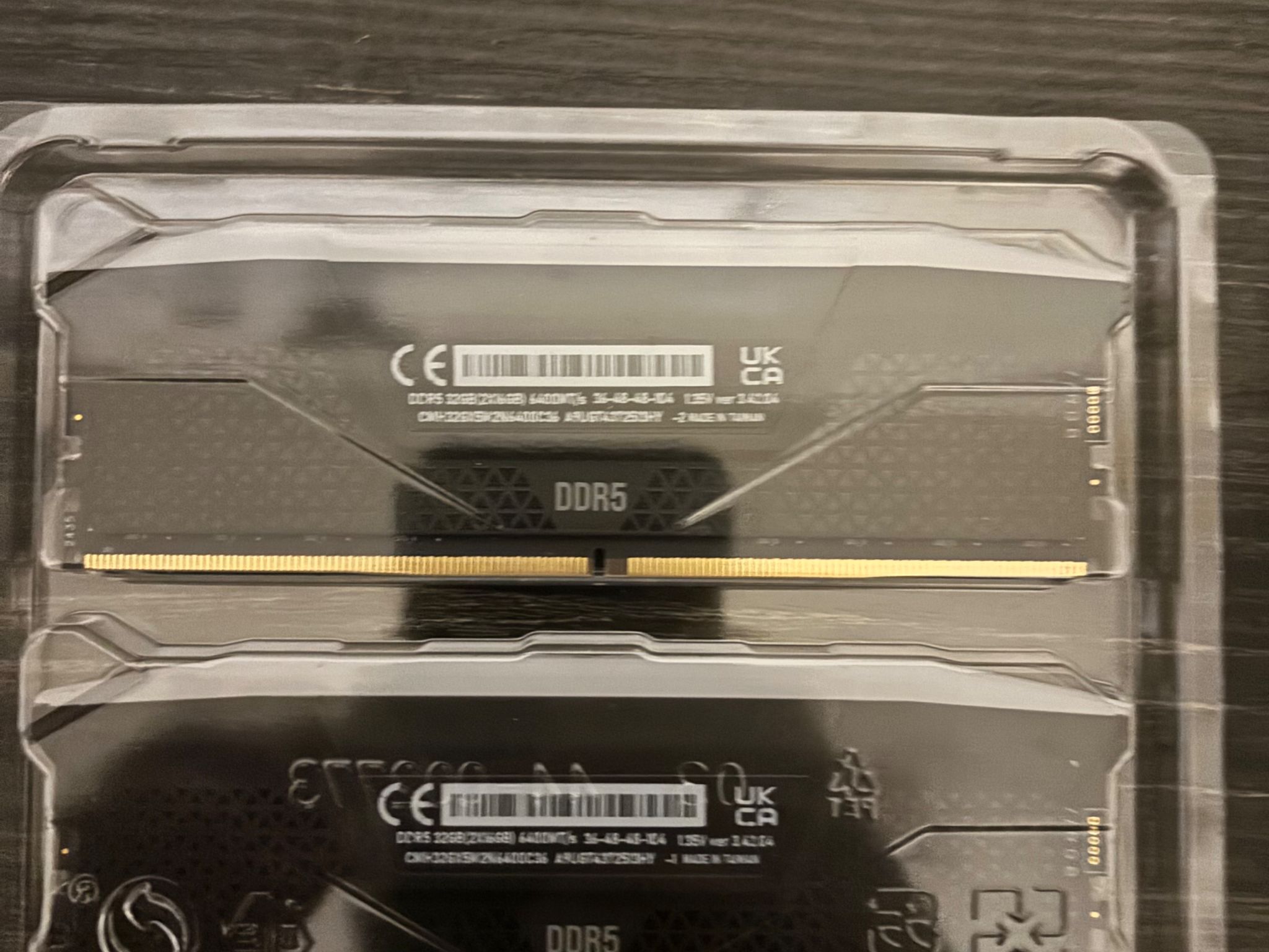 Corsair vengeance rgb ddr5 6400