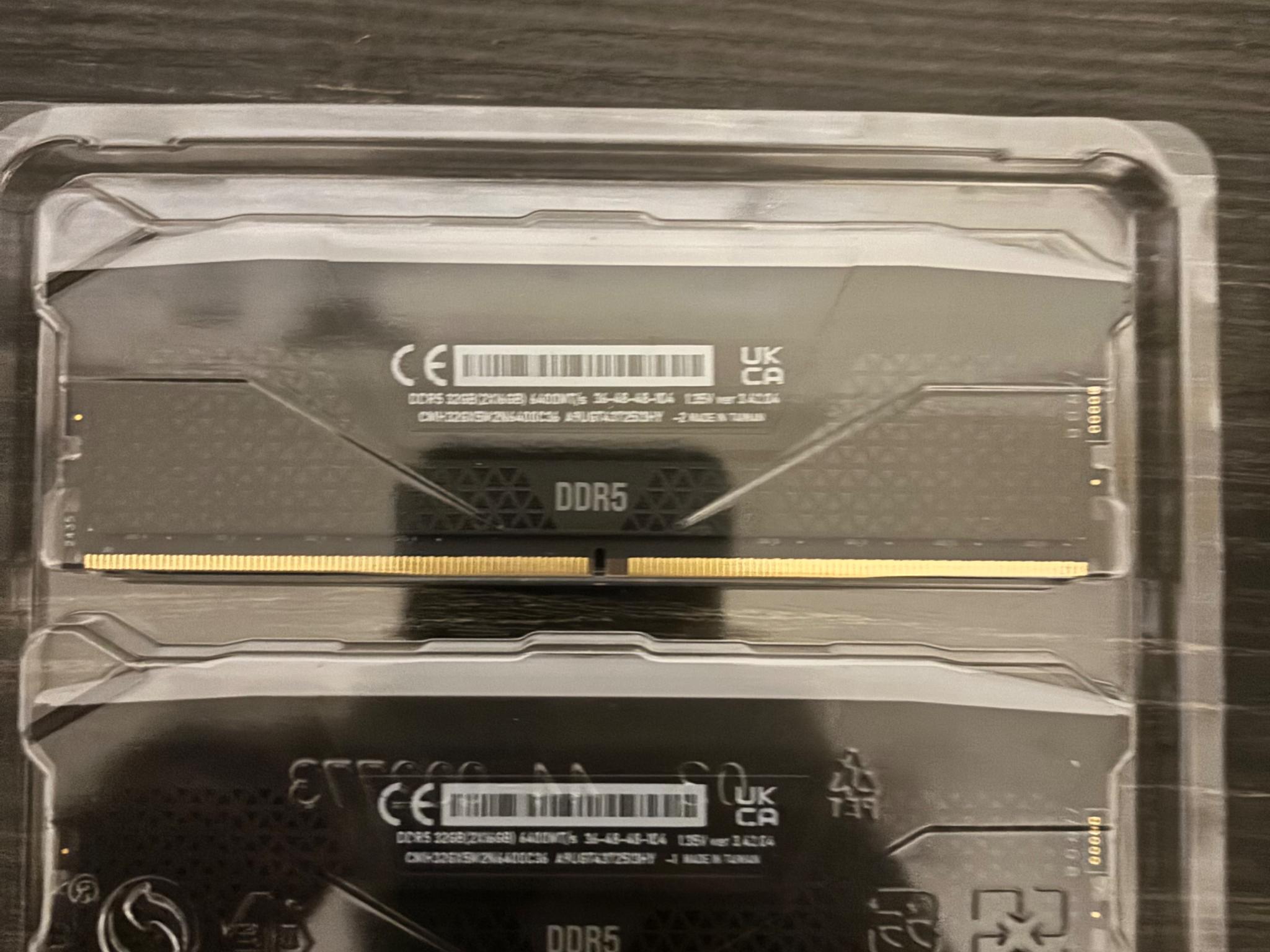 Corsair vengeance rgb ddr5 6400
