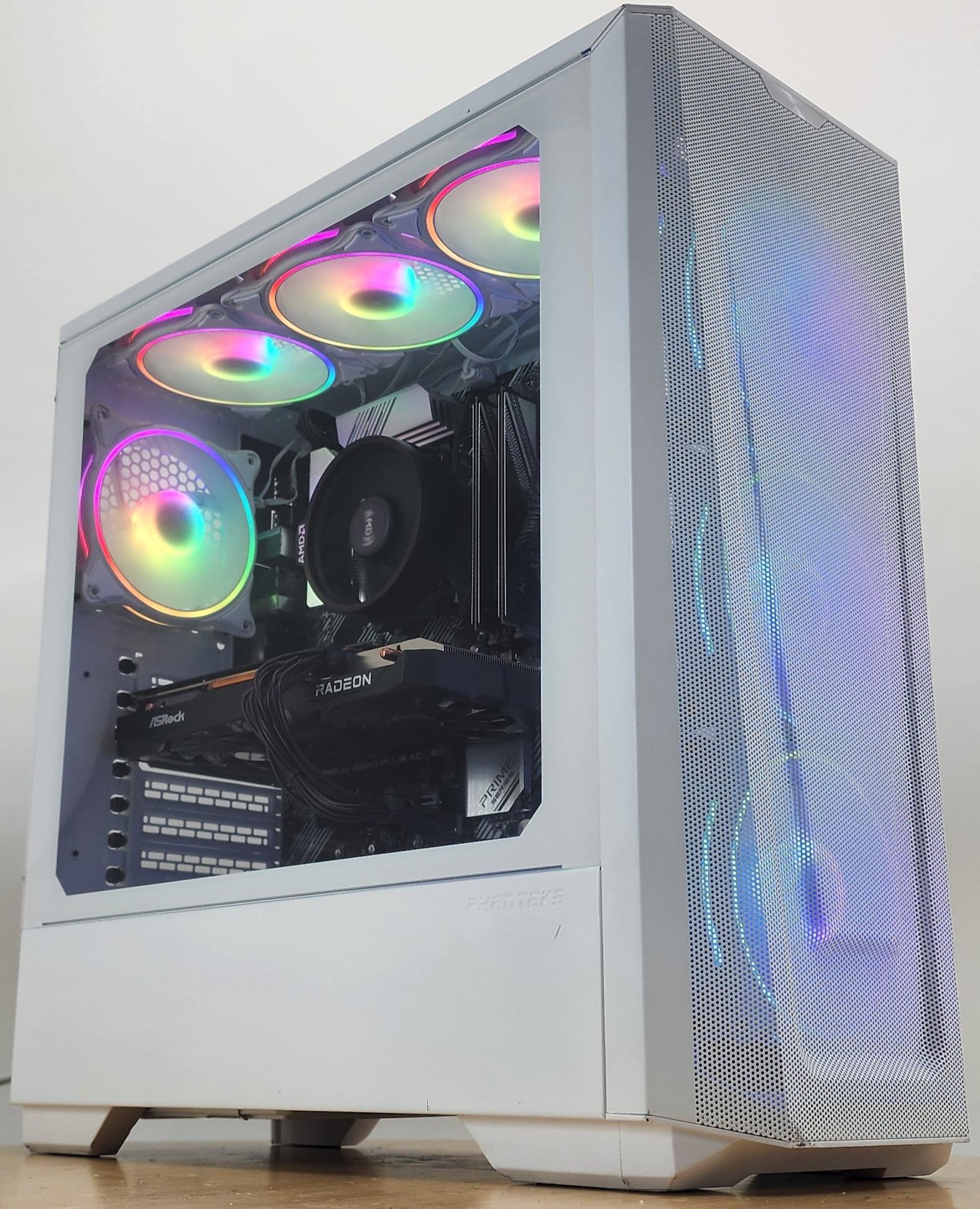 Gaming PC Ryzen 5 5500 16GB RAM 1TB SSD RX 7600 8GB Win11 Computer