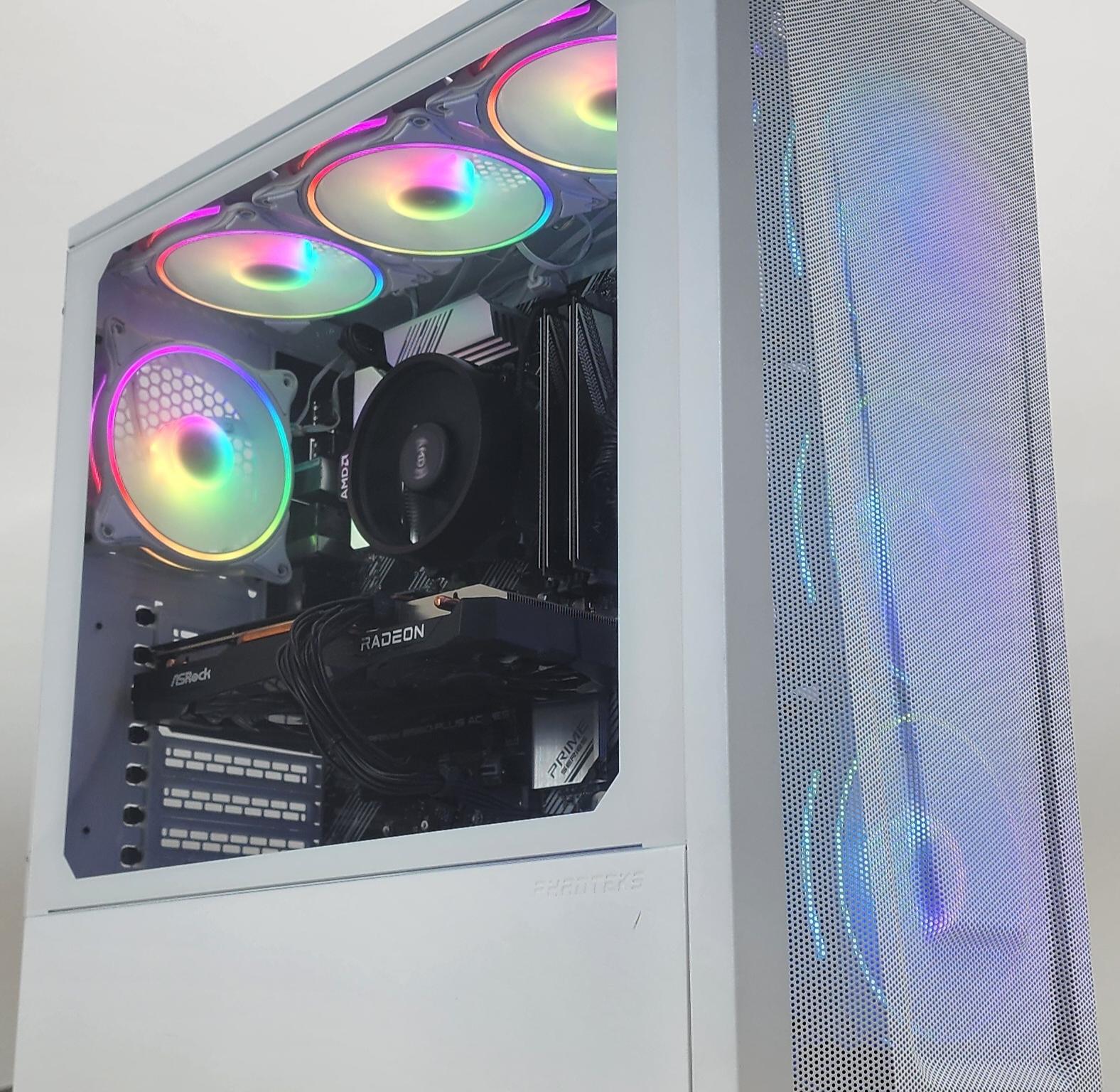 Gaming PC Ryzen 5 5500 16GB RAM 1TB SSD RX 7600 8GB Win11 Computer