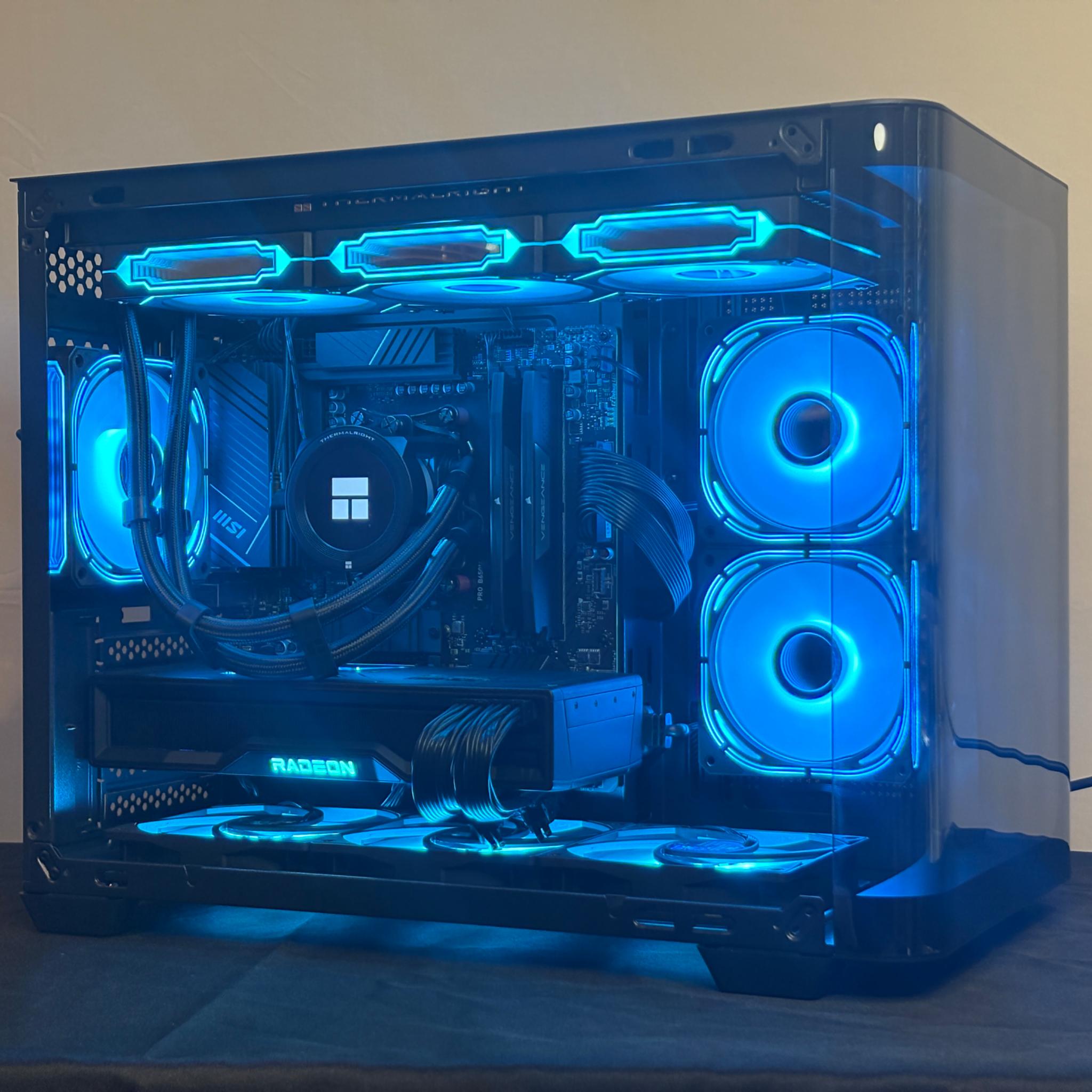 🖤 4K Gamer | RX 6950XT | Ryzen 5 9600X | 32GB DDR5 | Customizable LCD Liquid Cooler