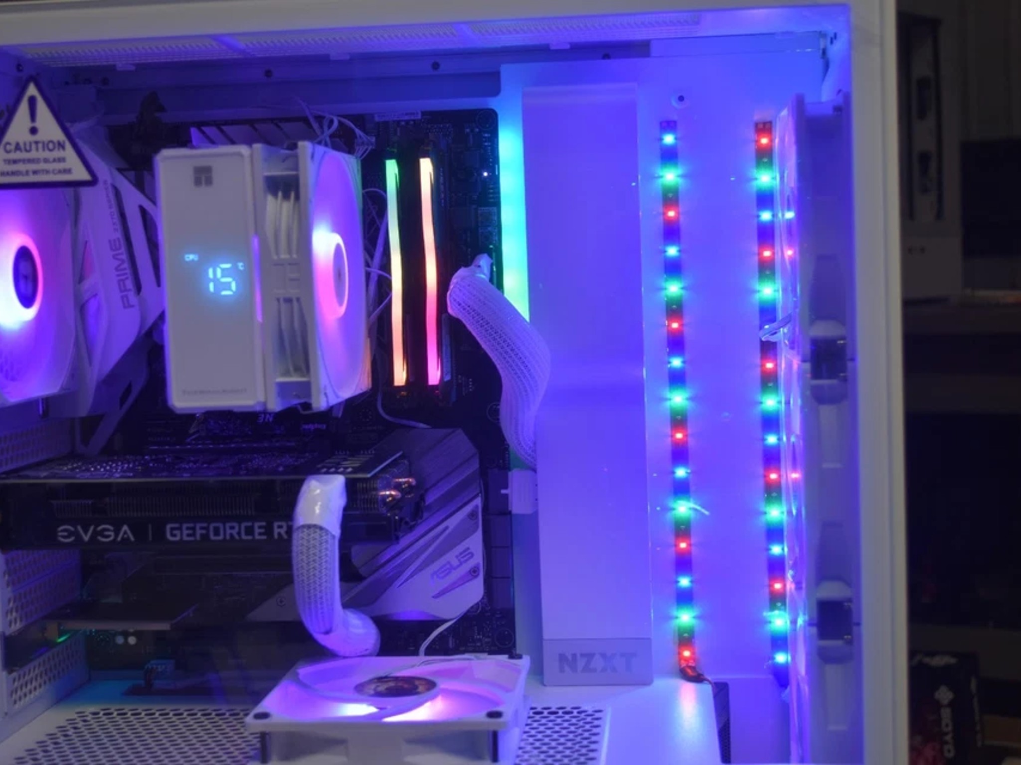 Gaming PC Intel I 5 9400 9th gen CPU RTX 3050 8GB 16 GB RAM RGB 1 TB NVME Wi-fi