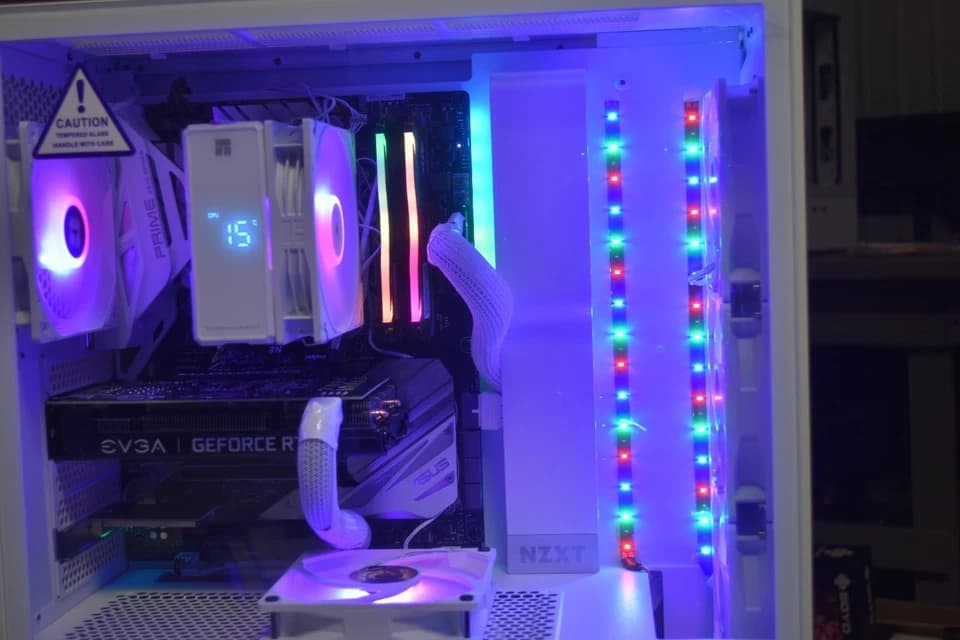 Gaming PC Intel I 5 9400 9th gen CPU RTX 3050 8GB 16 GB RAM RGB 1 TB NVME Wi-fi