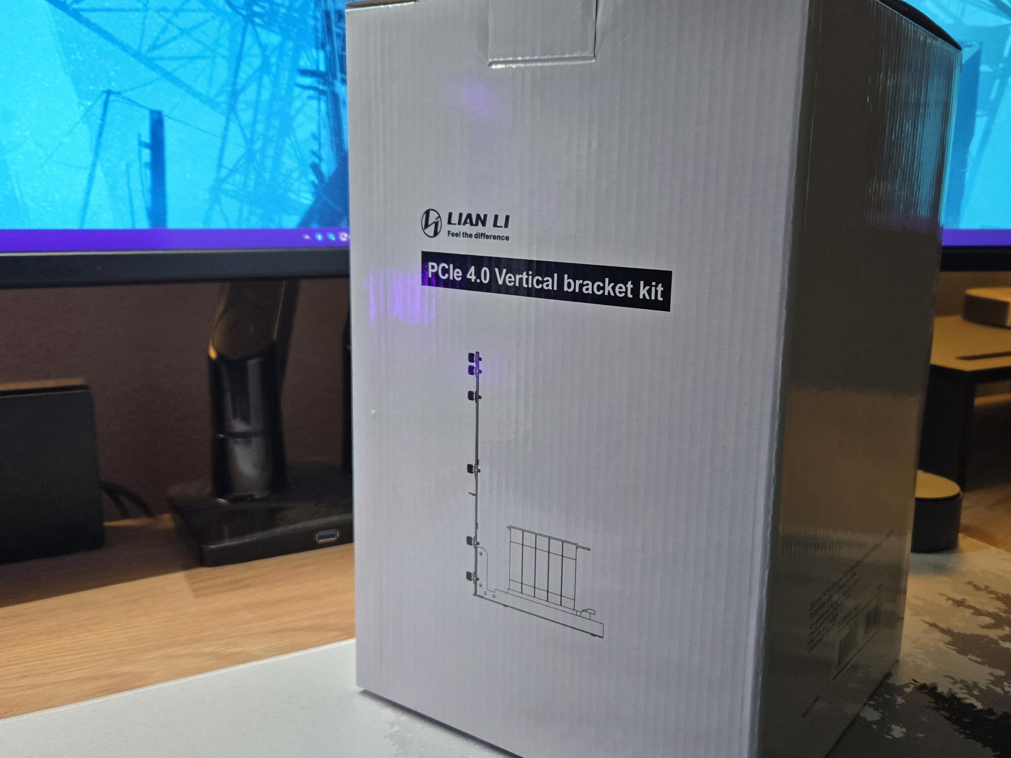 Lian Li O11D MINI/O11 AIR MINI Vertical Bracket Kit (PCIE 4.0) (White)