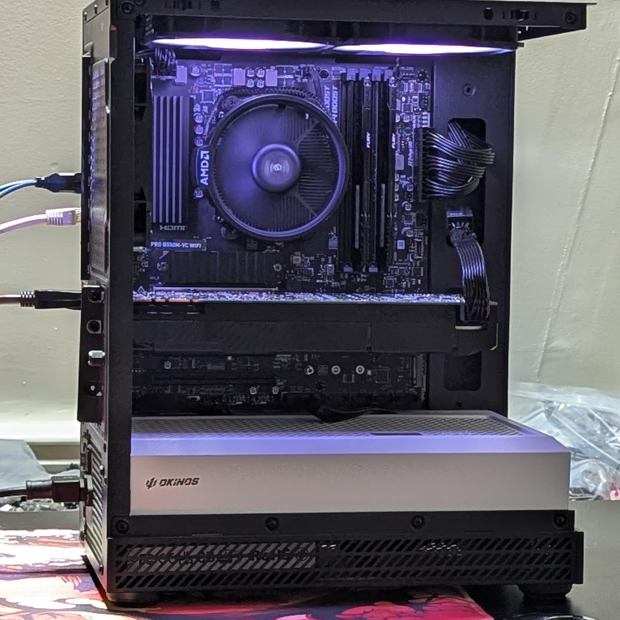 Gaming PC|AMD Ryzen 5 5500|16 GB DDR4 3200| 1 TB SSD |NVIDIA GEFORCE GTX 1070|Windows 11 Home Active