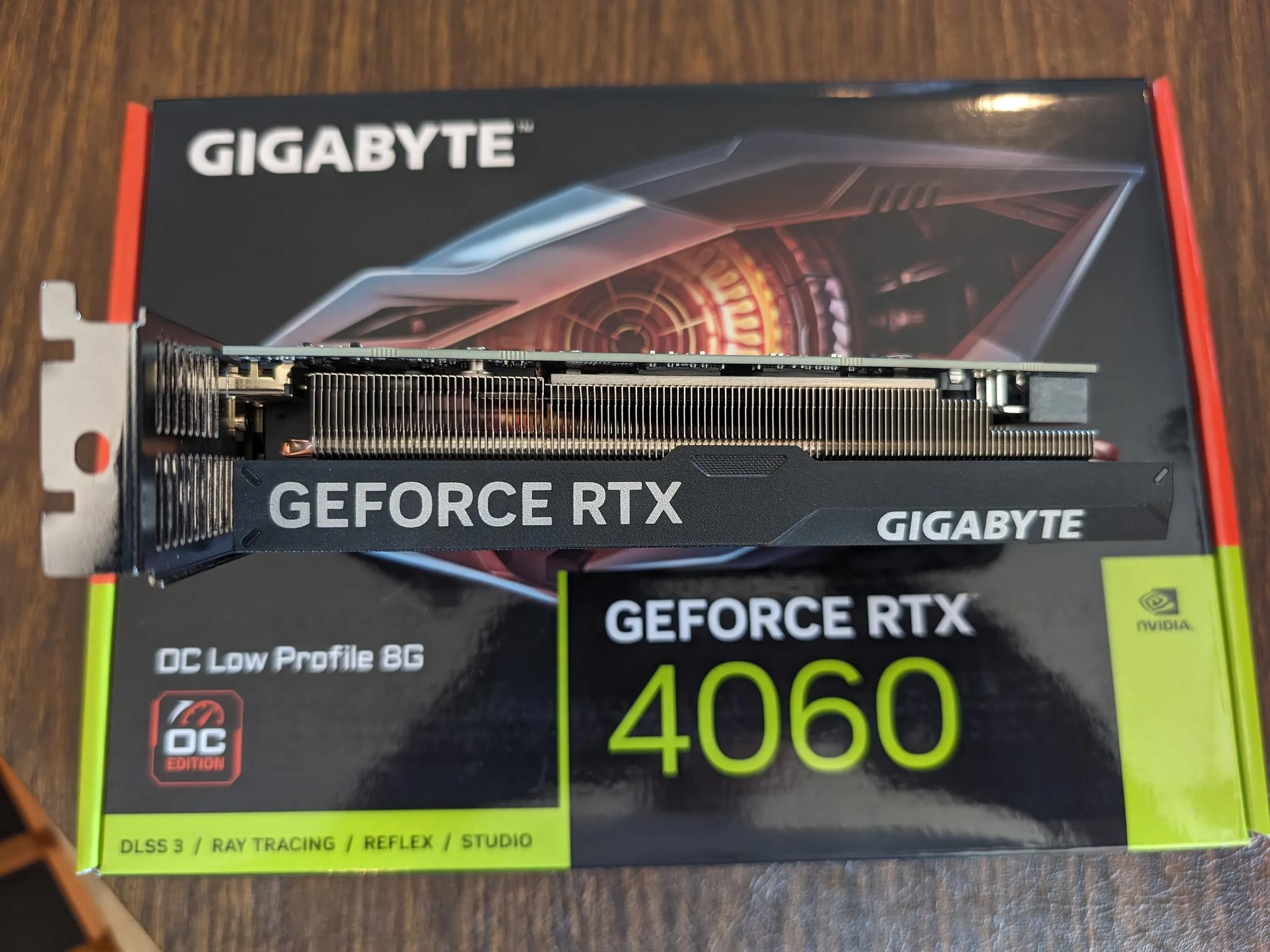 Gigabyte Nvidia GeForce RTX 4060 OC Low Profile 8G - USED Like New