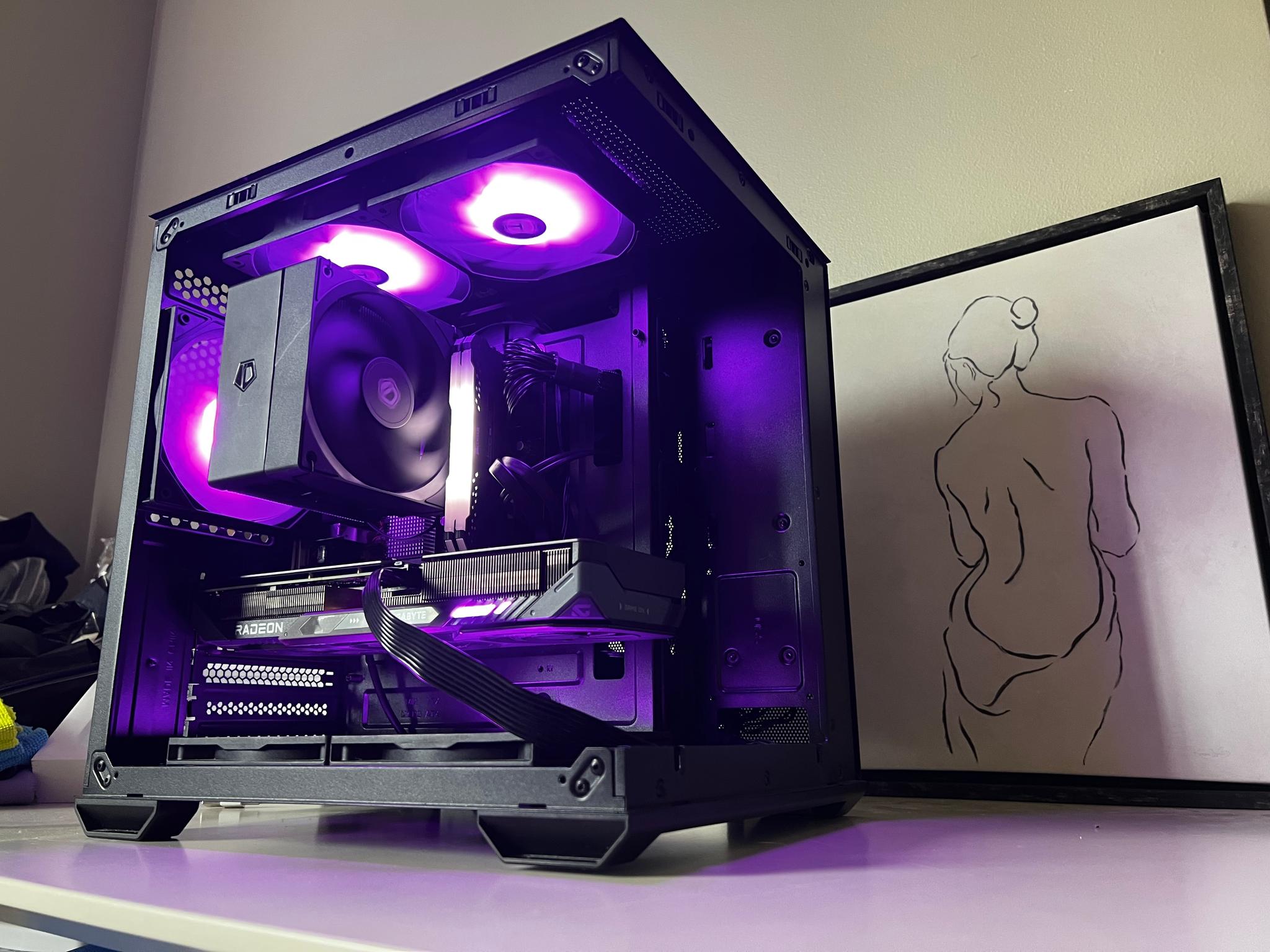 MYSTIC 🌑 | 🖥 Intel i5-12600K, RX 9060 XT, 1TB Nvme , 16GB RGB DDR4 | Black RGB Gaming PC
