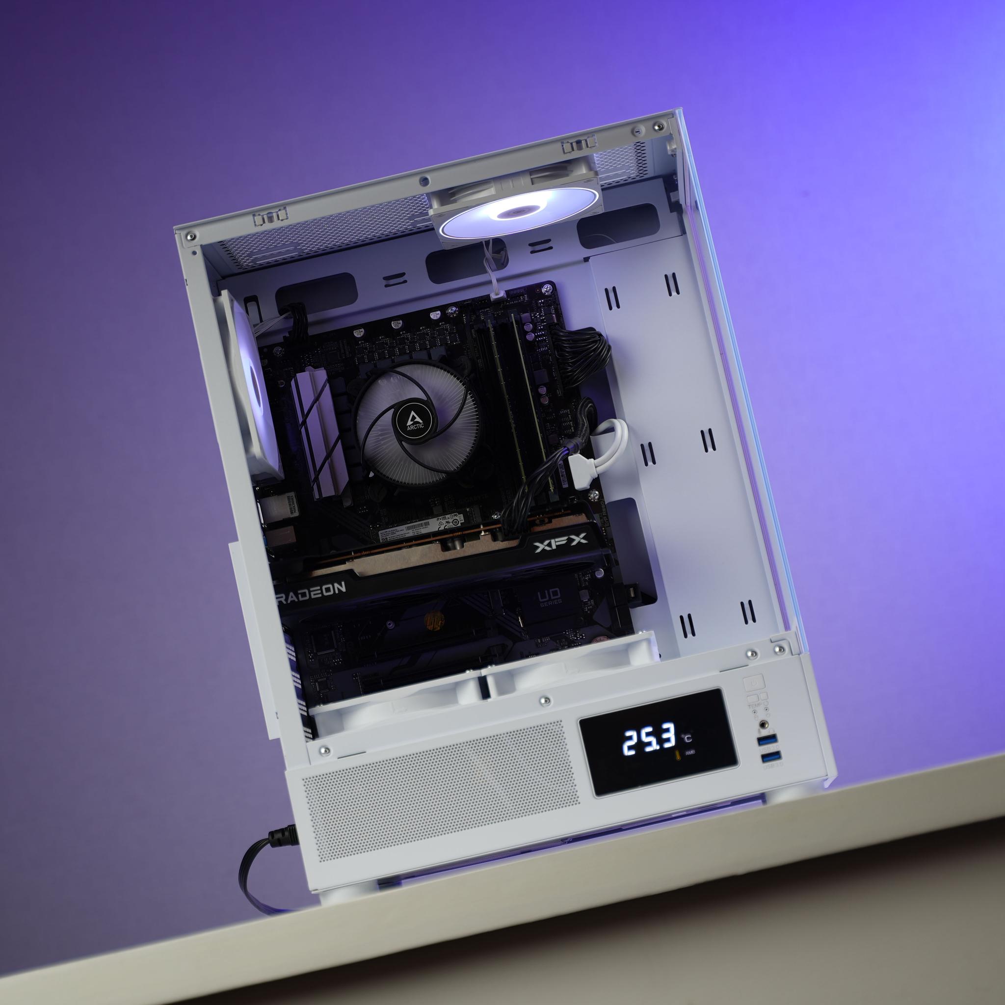 \ ZF-00 / RX 7600 Intel Core i3 12100F 32GB 1TB Windows 11 Gaming PC Powerhouse