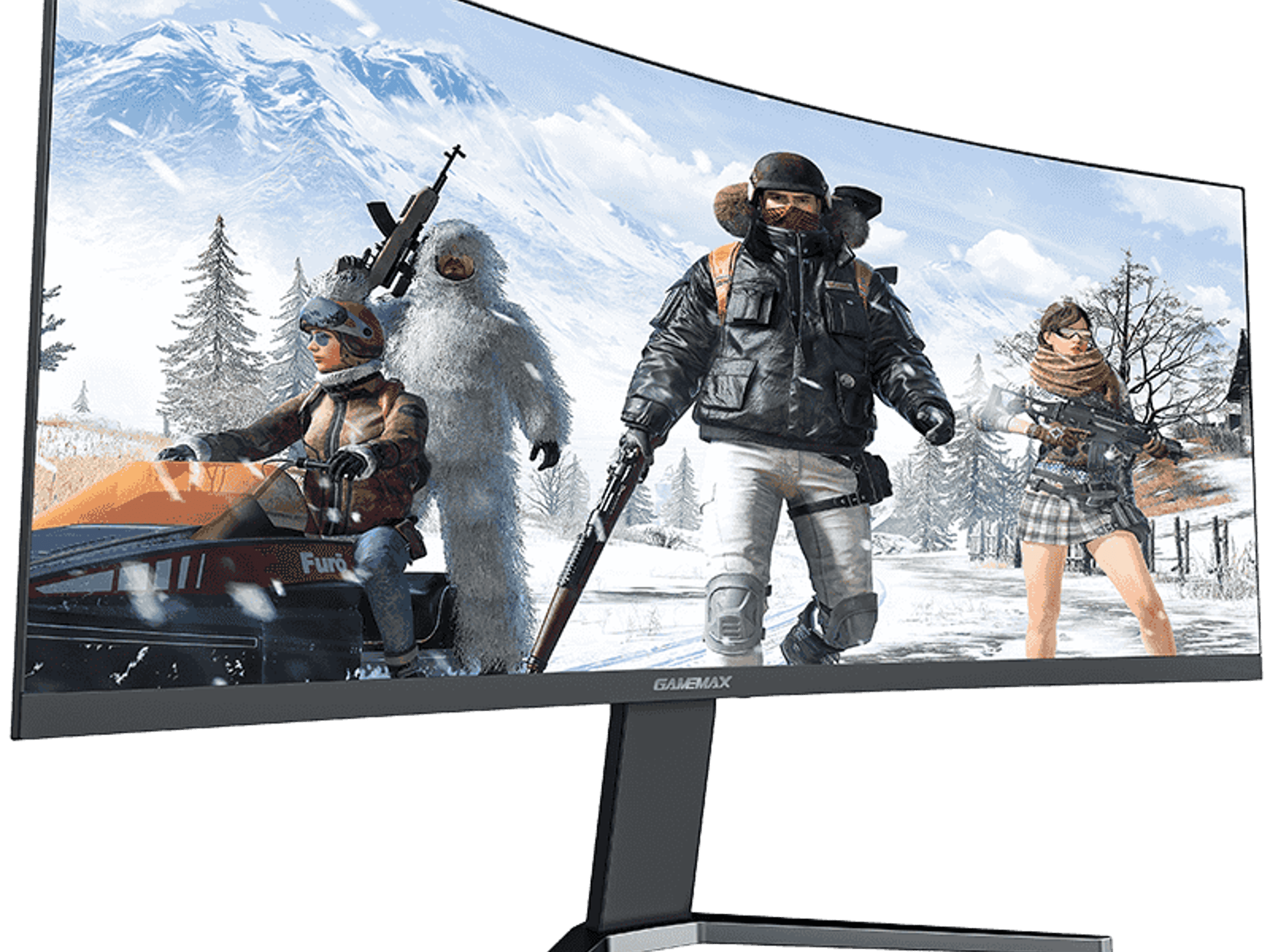 GameMax GMX34CKXQ, UltraWide QHD Panel Computer Monitor, 3440 x 1440p Resolution