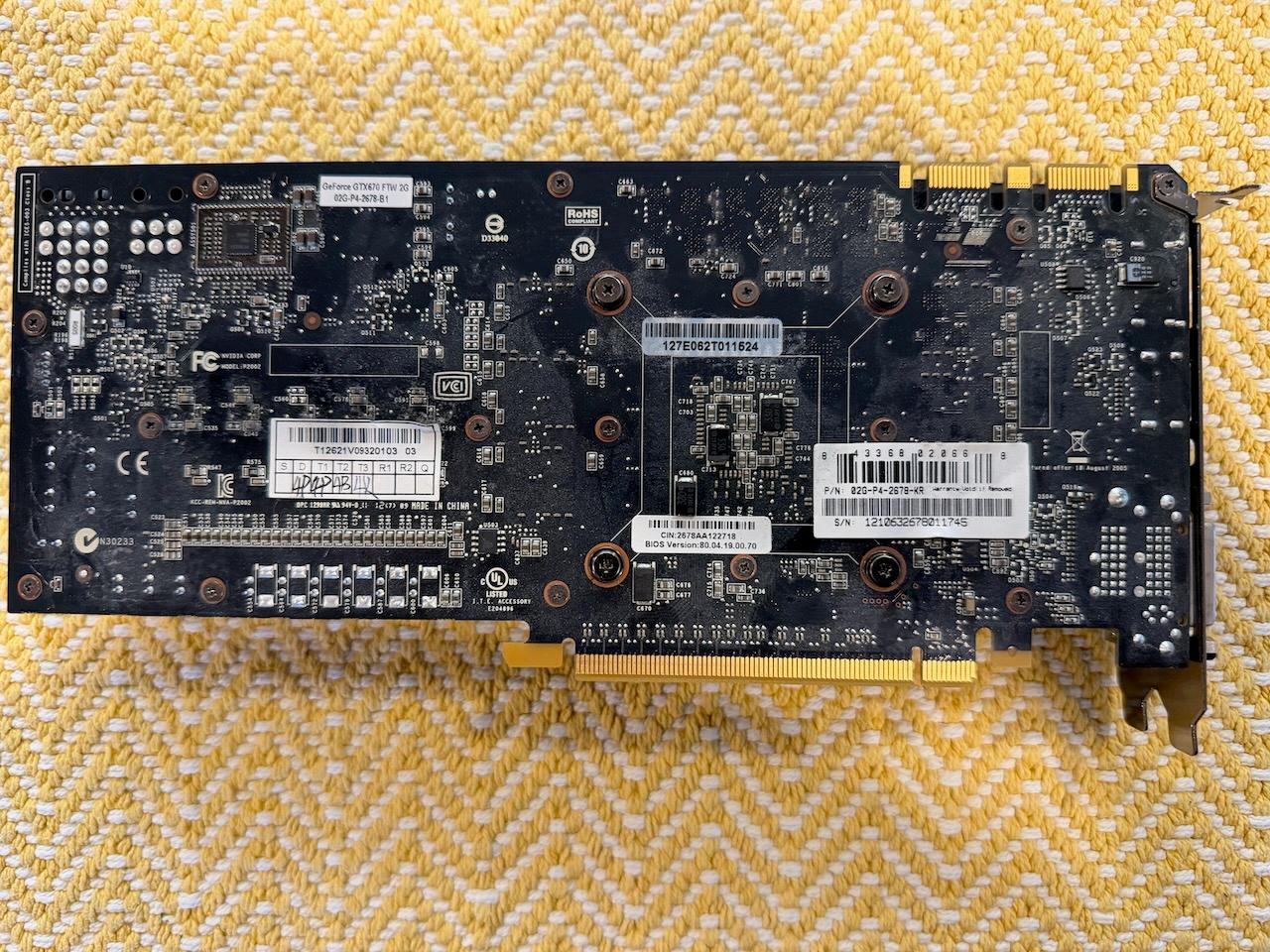 eVGA Geforce GTX 670 FTW