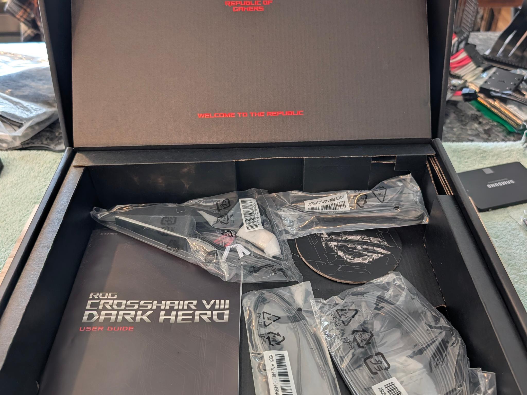 🏆 AM4 ENDGAME 🏆 ASUS ROG Crosshair VIII Dark Hero 🌑 | Latest BIOS ⚡ | Boxed & Ready! 📦🔥