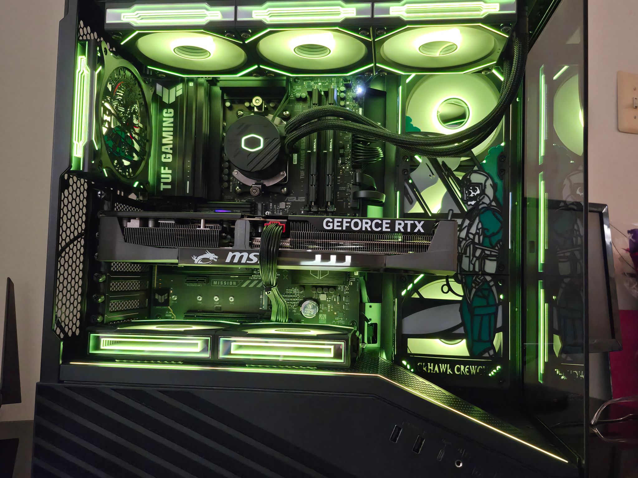 Blackhawk Gaming PC | RTX-5080 | 2TB M.2 NVME | 32GB DDR-6000 | ARGB Fans