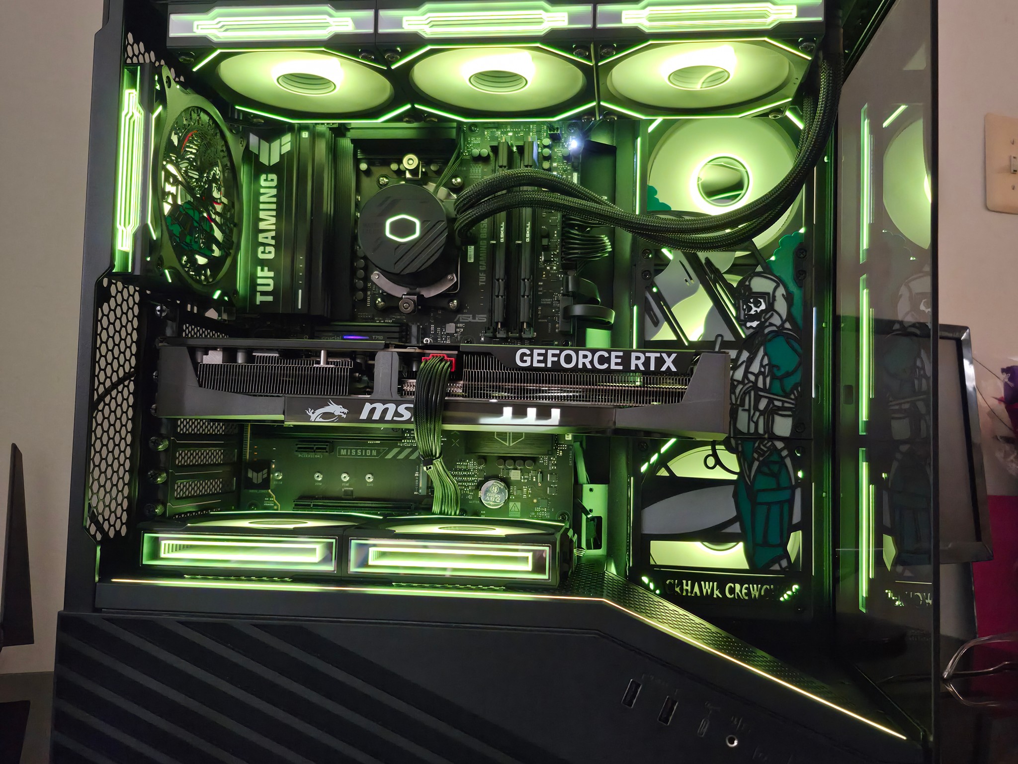 Blackhawk Gaming PC | RTX-5080 | 2TB M.2 NVME | 32GB DDR-6000 | ARGB Fans