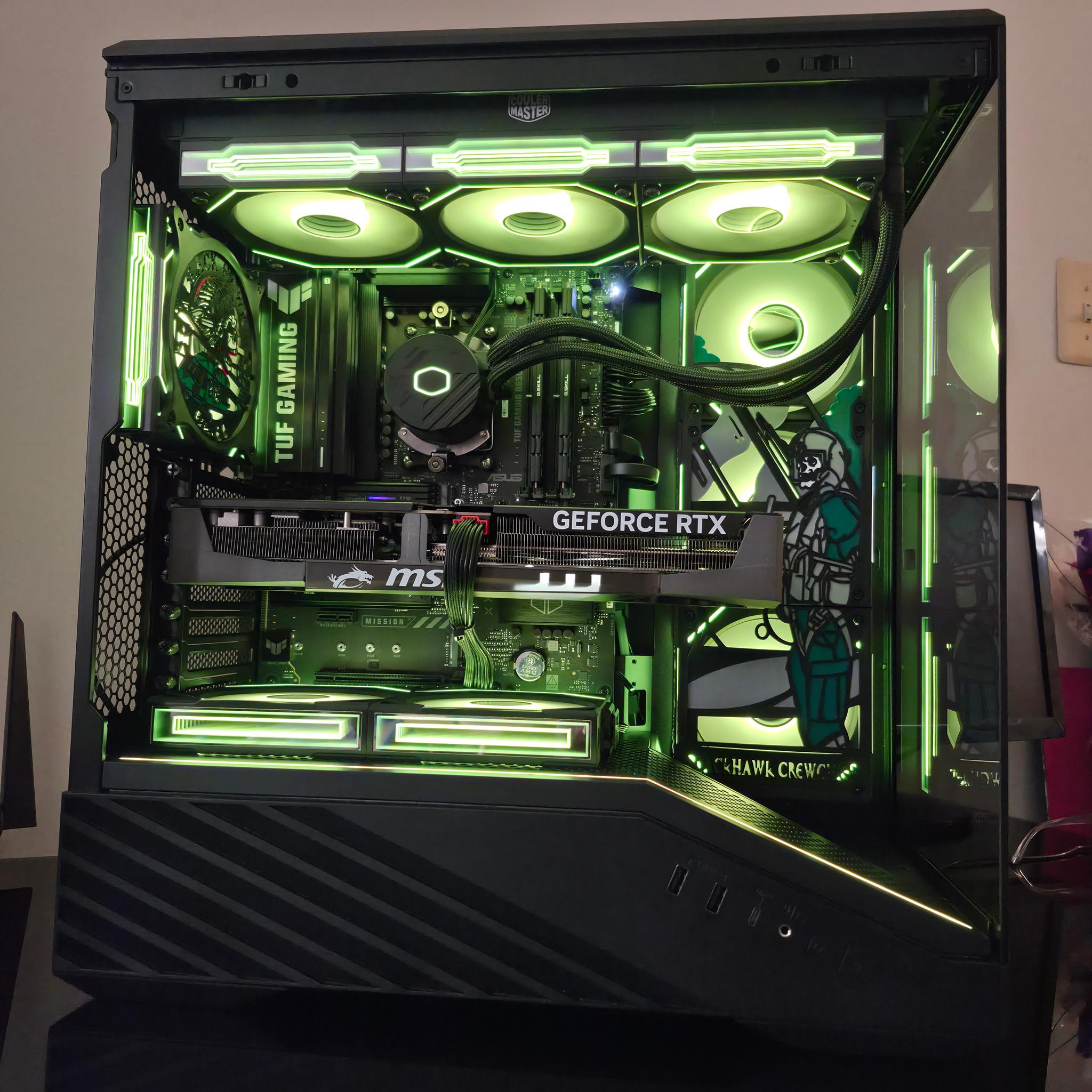 Blackhawk Gaming PC | RTX-5080 | 2TB M.2 NVME | 32GB DDR-6000 | ARGB Fans