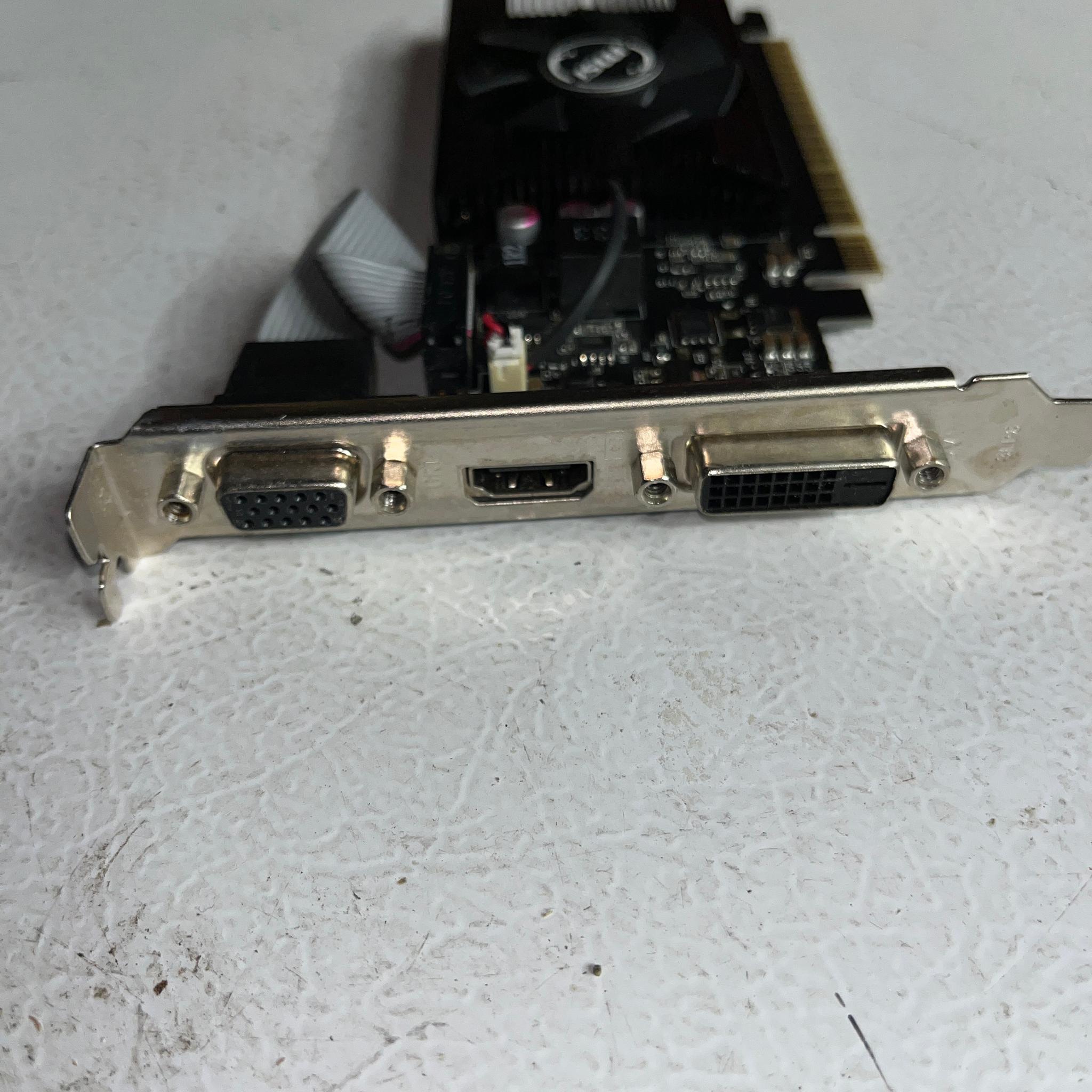 MSI GeForce GT 710 2GB DDR3 Low‑Profile Graphics Card – Tested & Working
