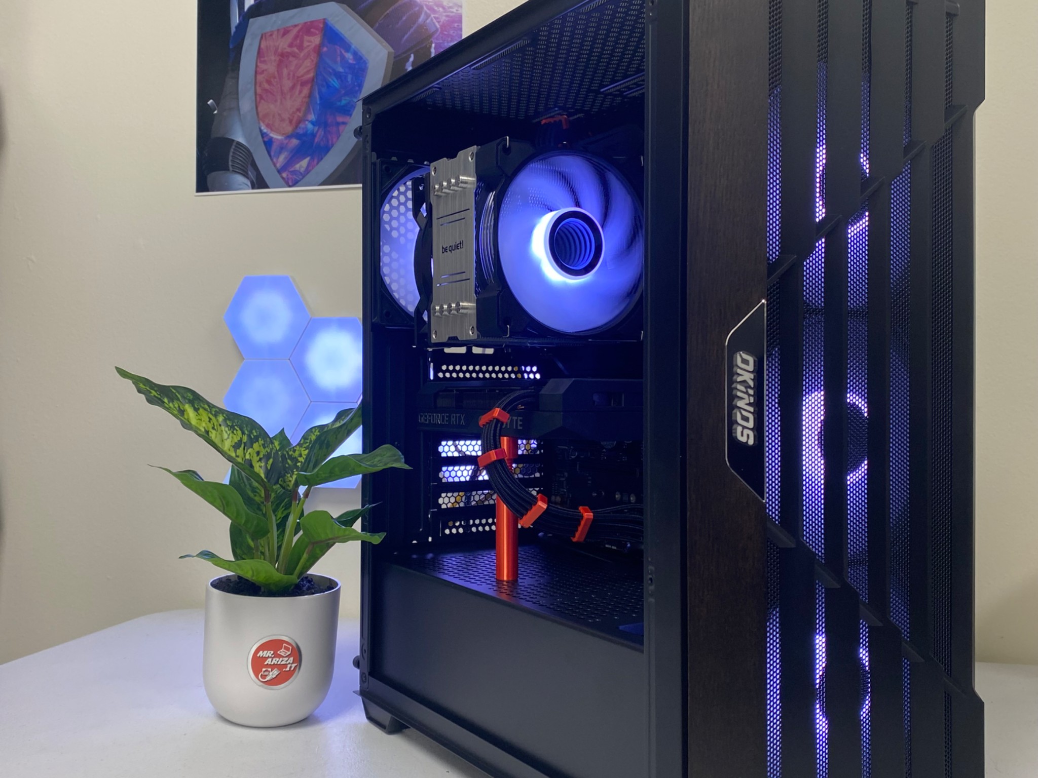 🌈 "Oak Forge RGB" Gaming PC – Style, Silence, and RTX 3060 Power! 🎮🌳