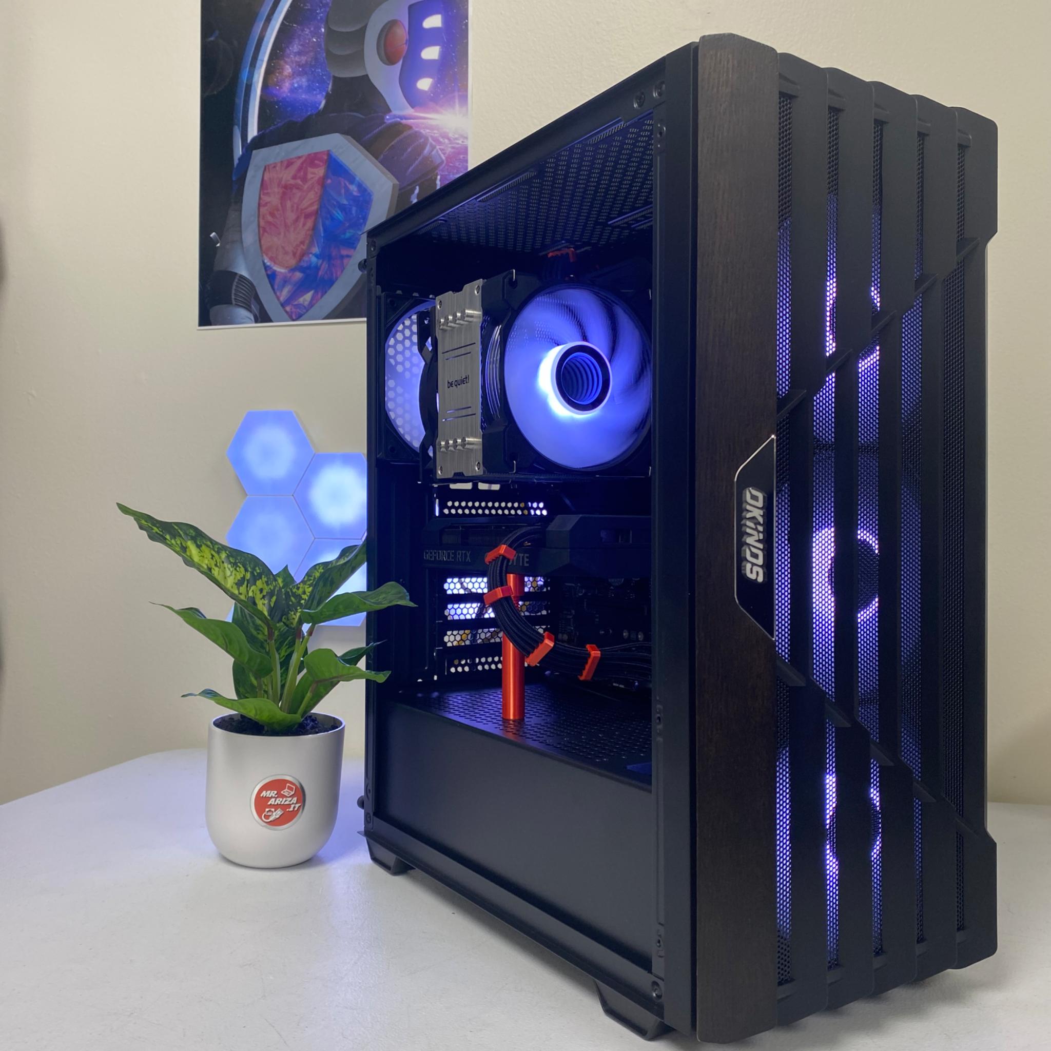 🌈 "Oak Forge RGB" Gaming PC – Style, Silence, and RTX 3060 Power! 🎮🌳