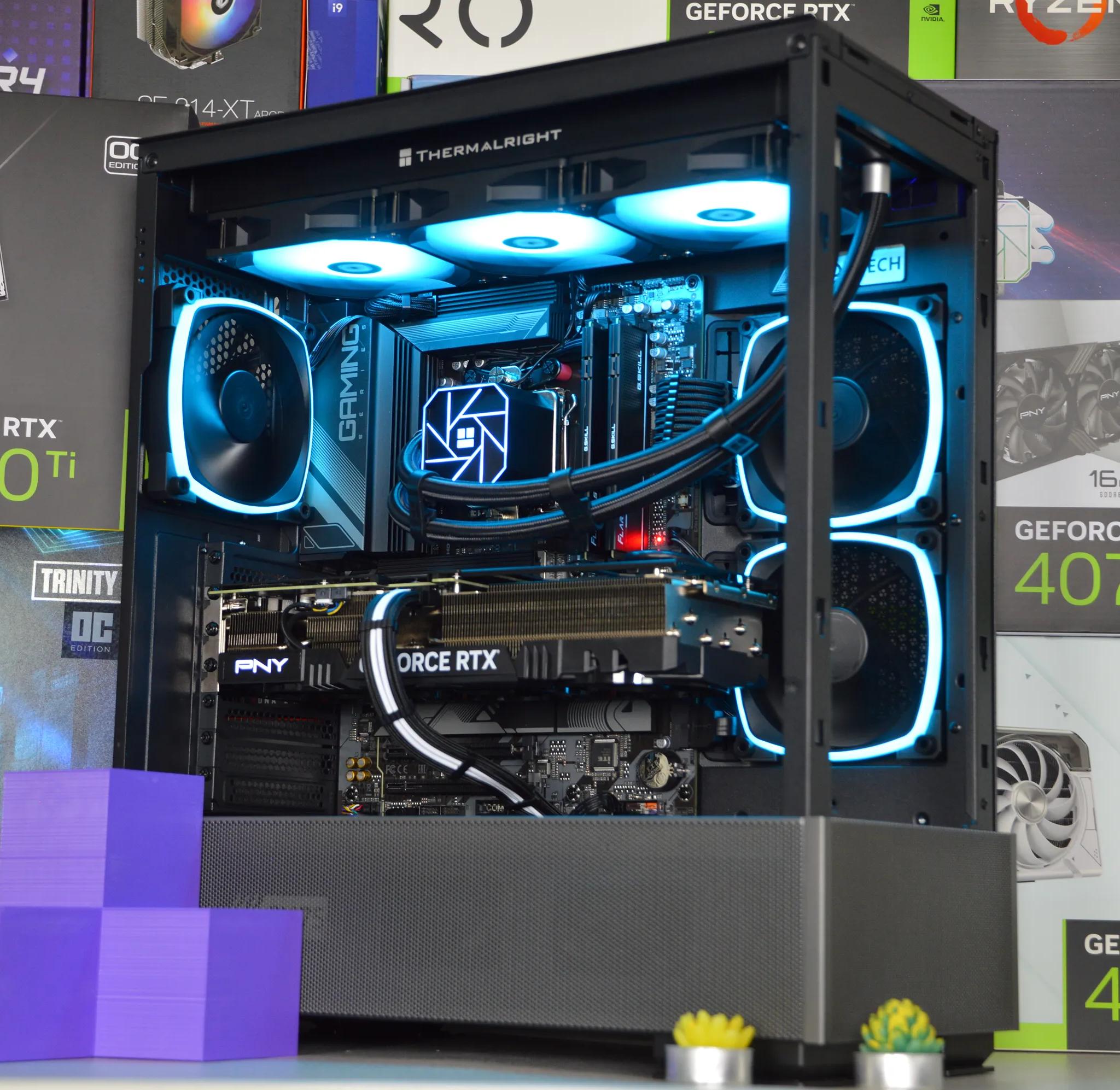 ⚡🌌| RTX 4070 Ti SUPER 16GB| Ryzen 7 7700X | 32GB DDR5 RAM | 1TB + 4TB GEN 4 SSD | Electric Vortex |