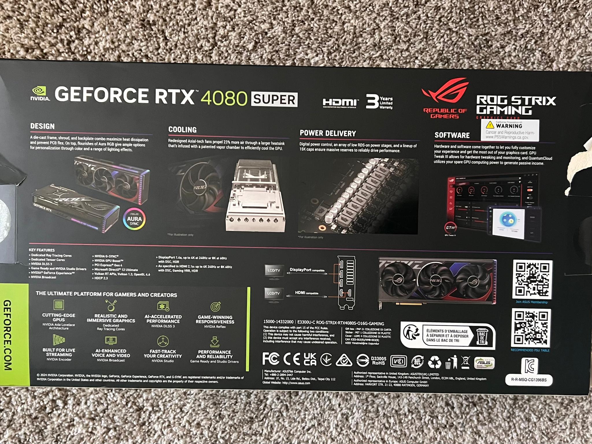 ASUS ROG Strix GeForce RTX 4080 SUPER Gaming OC - Image 2