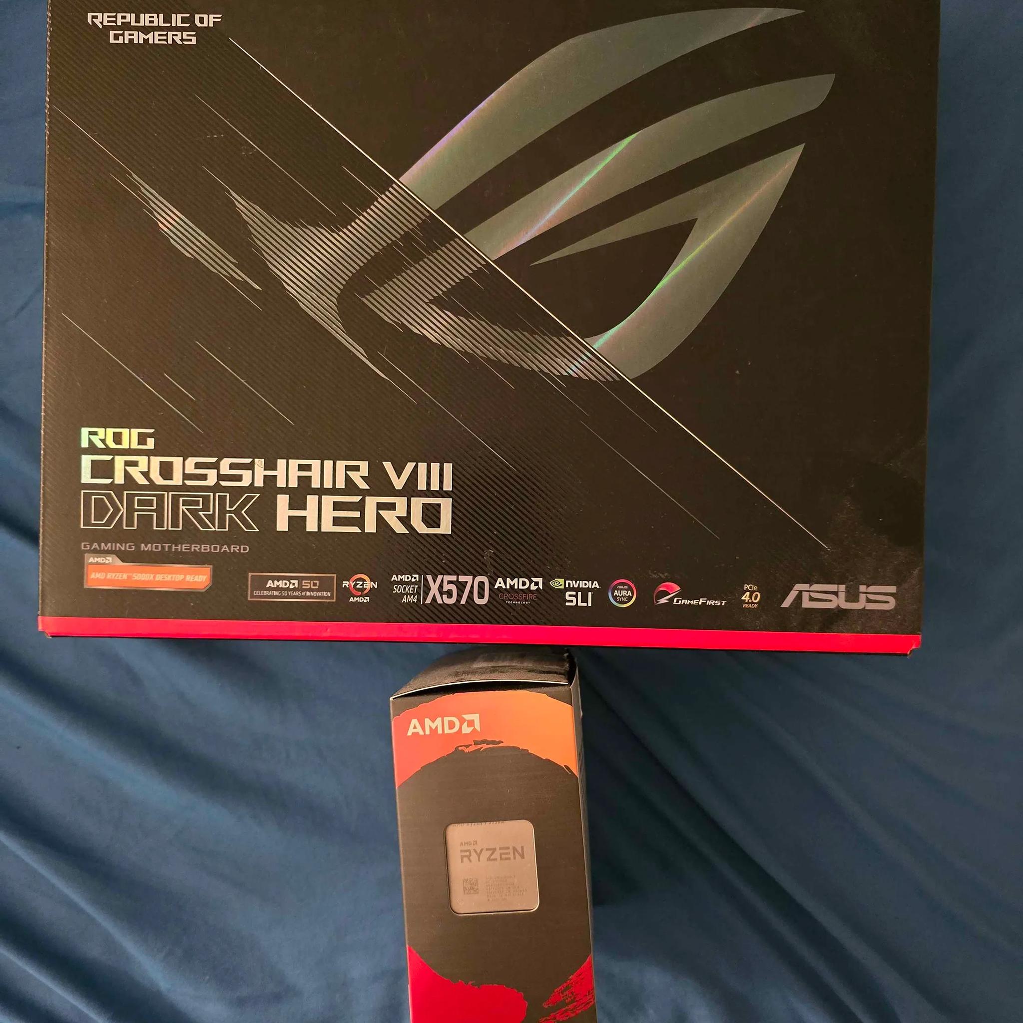 BUNDLE DEAL SALE! Ryzen 5950x & ASUS ROG DARK HERO x570 Motherboard