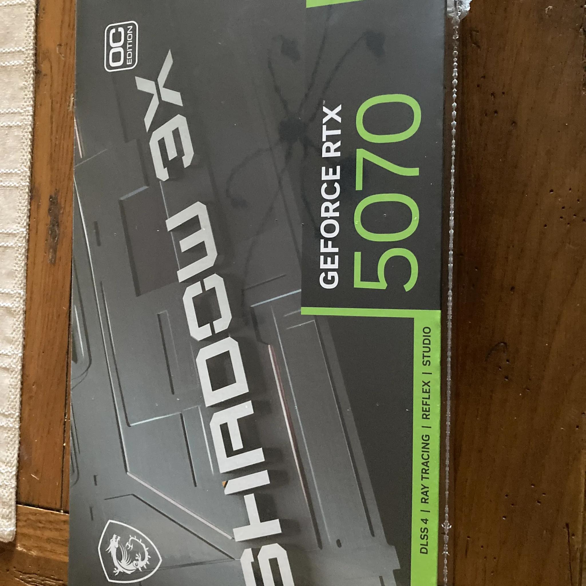 MSI Nvidia GeForce RTX 5070 Shadow 3X OC 12GB GDDR7