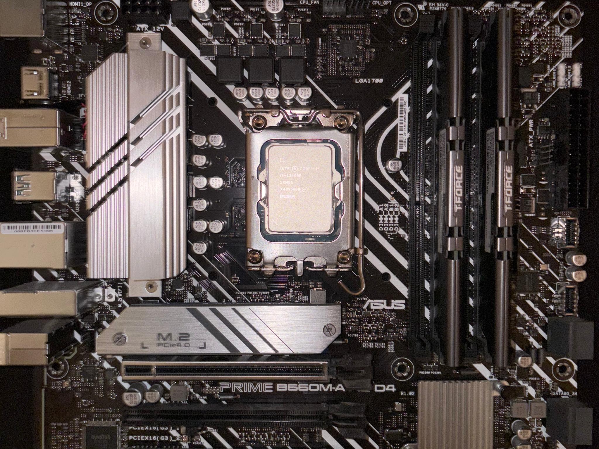 Intel i5-13400F B660M Starter Bundle | 16GB DDR4 | CPU Cooler | With Extra 8GB Ram Kit