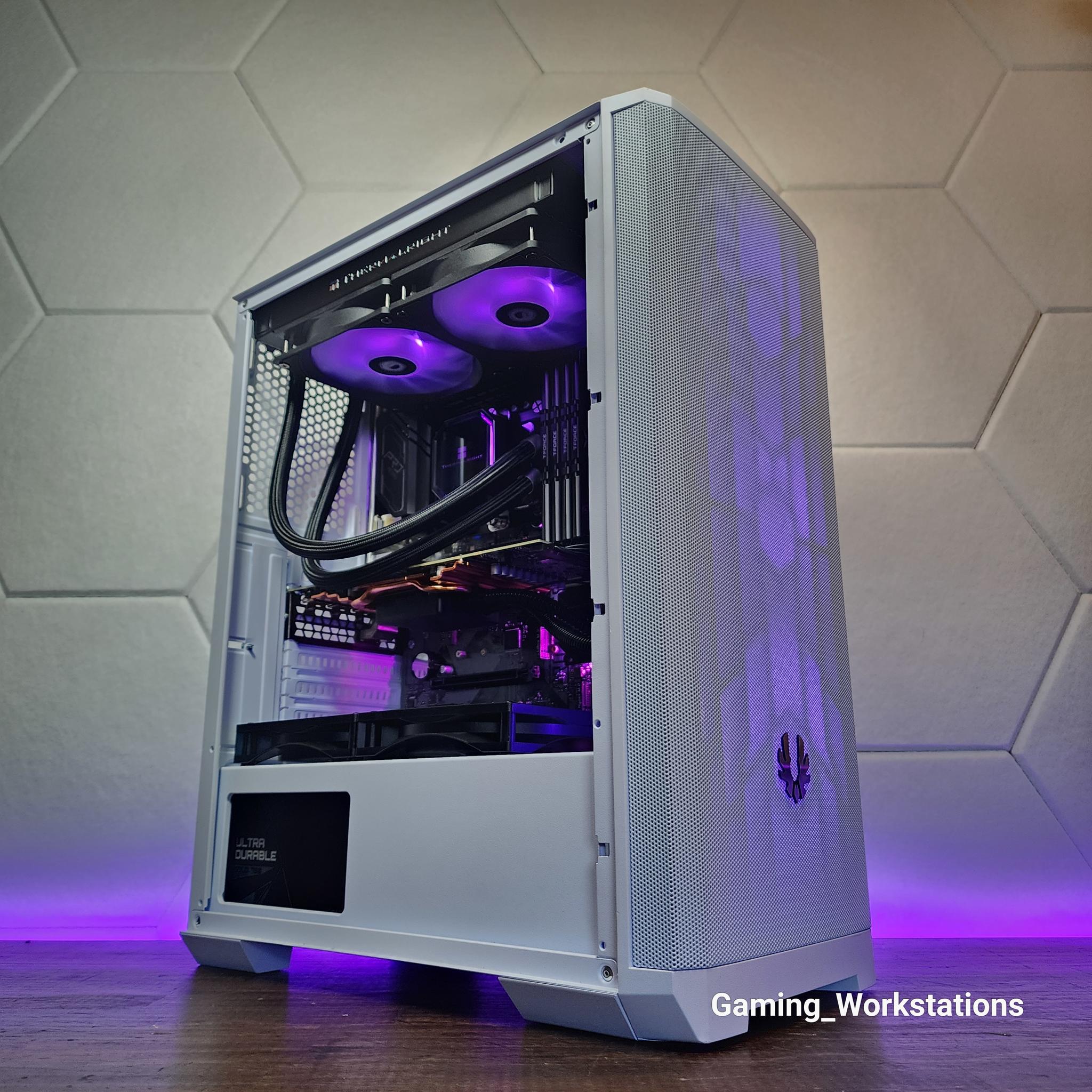 💜🤍 RTX 3080 // Core i7 12700 KF // 32GB 3200MHz // 2TB NVMe Gen 3 // CPU&GPU Liquid Cooled!