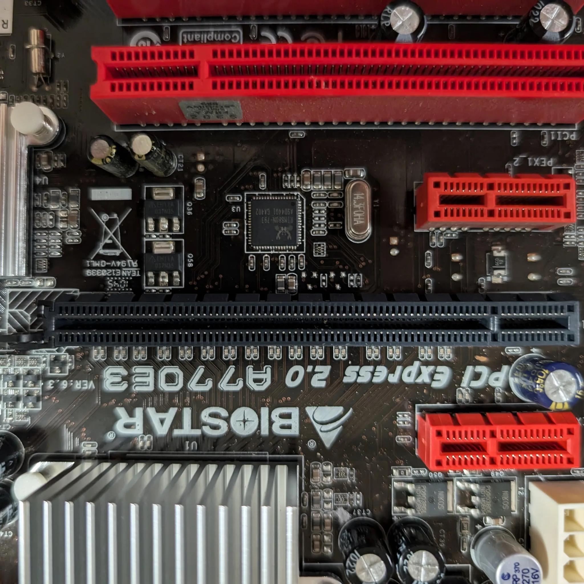 Biostar AM3 motherboard/ AMD Phenom ii x4 945 / 8gb ddr3 / HD 4870 1GB