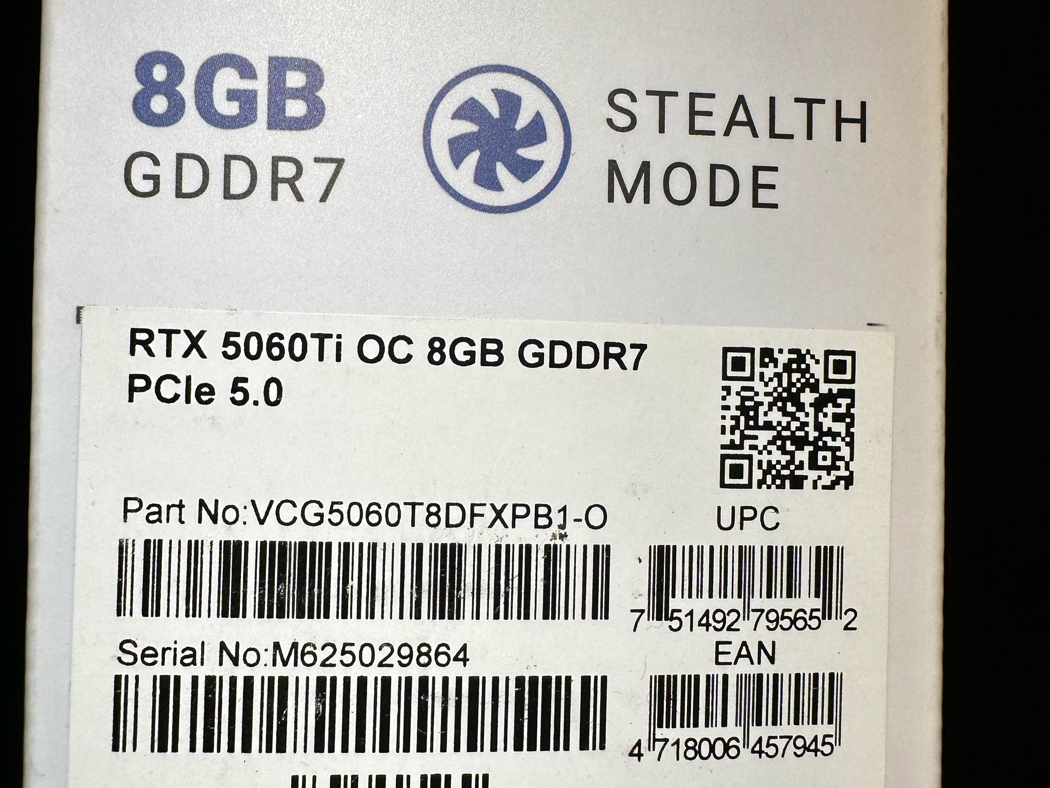 PNY NVIDIA GeForce RTX™ 5060 Ti  8GB