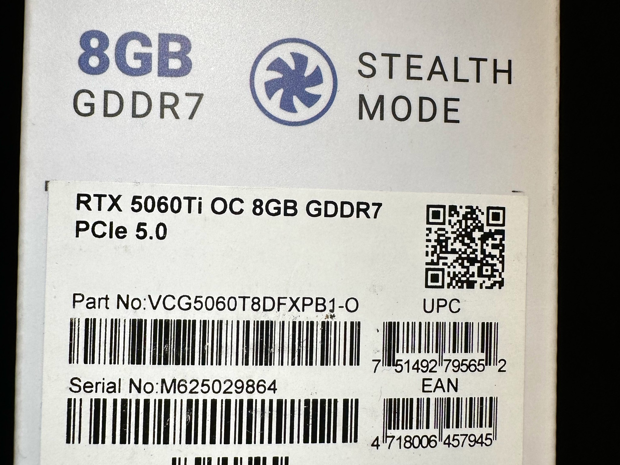 PNY NVIDIA GeForce RTX™ 5060 Ti  8GB