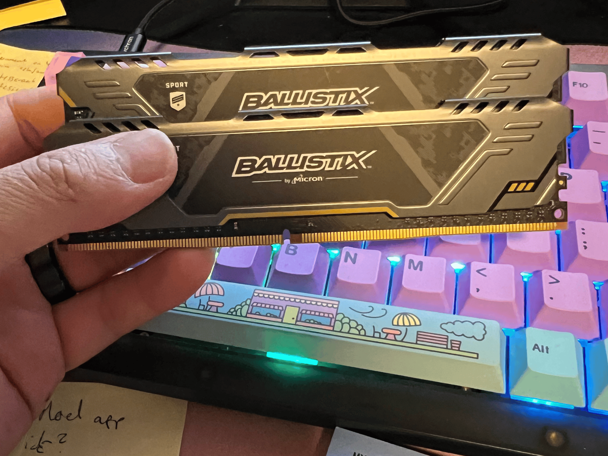 Crucial Ballistix Sport AT Series 16GB (2x8GB) 3200MHz CL16 - TUF Heatsink 