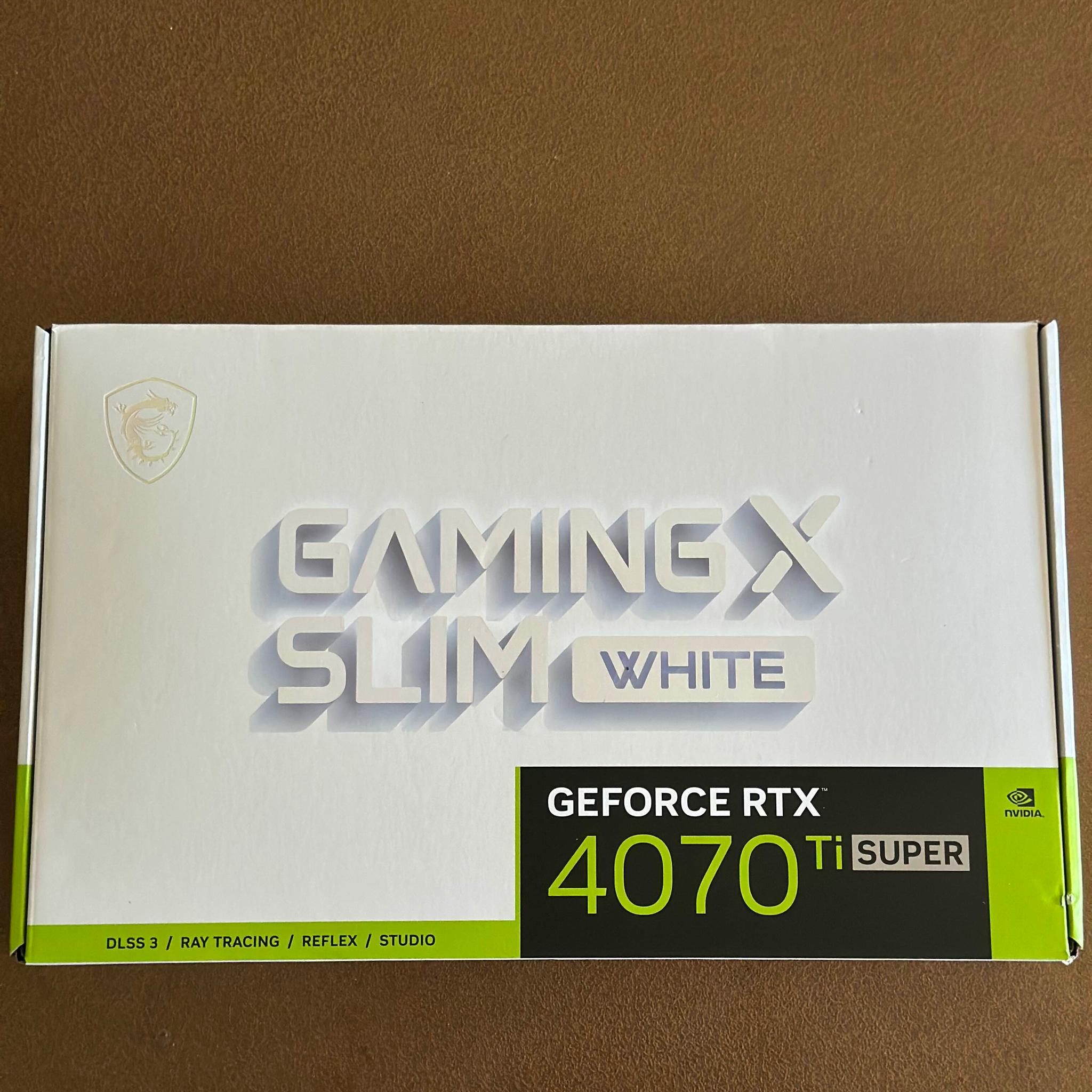 MSI RTX 4070 Ti Super Gaming X Slim White