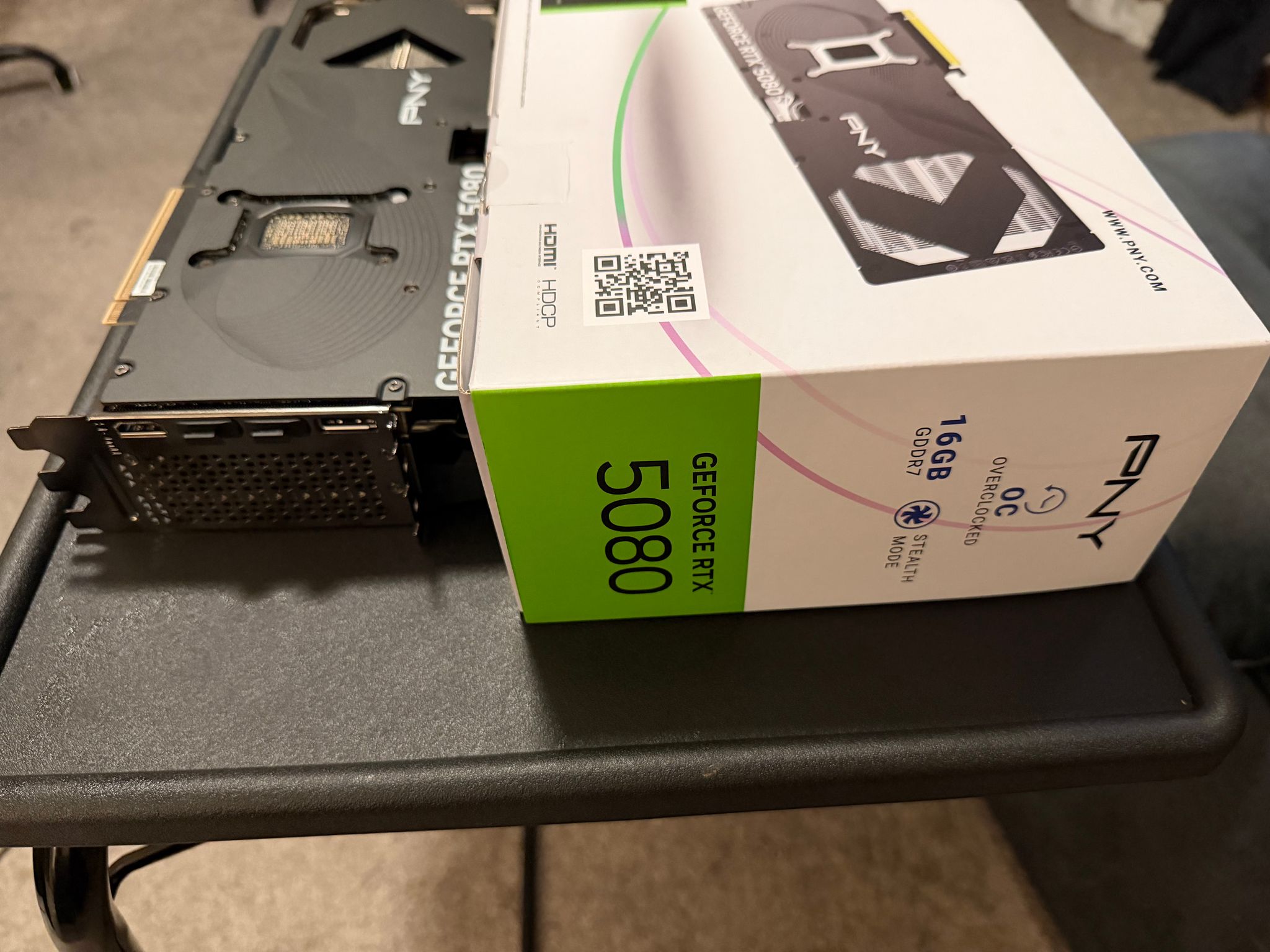 PNY GeForce RTX 5080 Overclocked Triple Fan