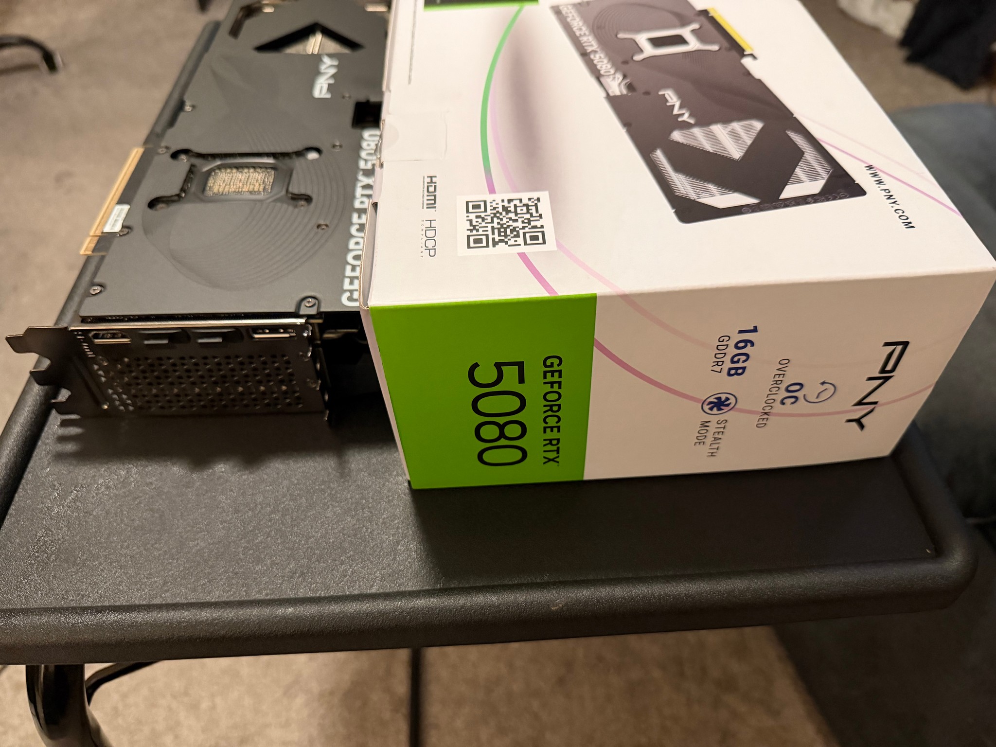 PNY GeForce RTX 5080 Overclocked Triple Fan
