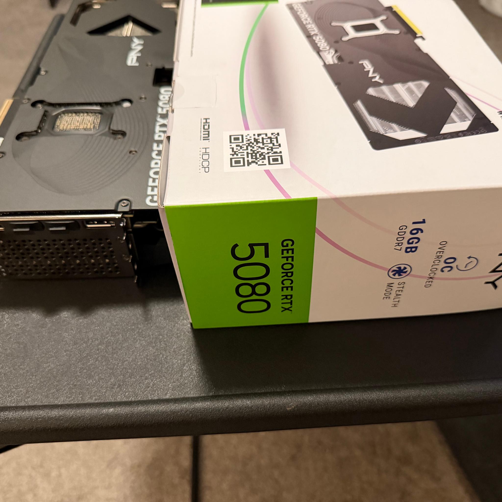 PNY GeForce RTX 5080 Overclocked Triple Fan