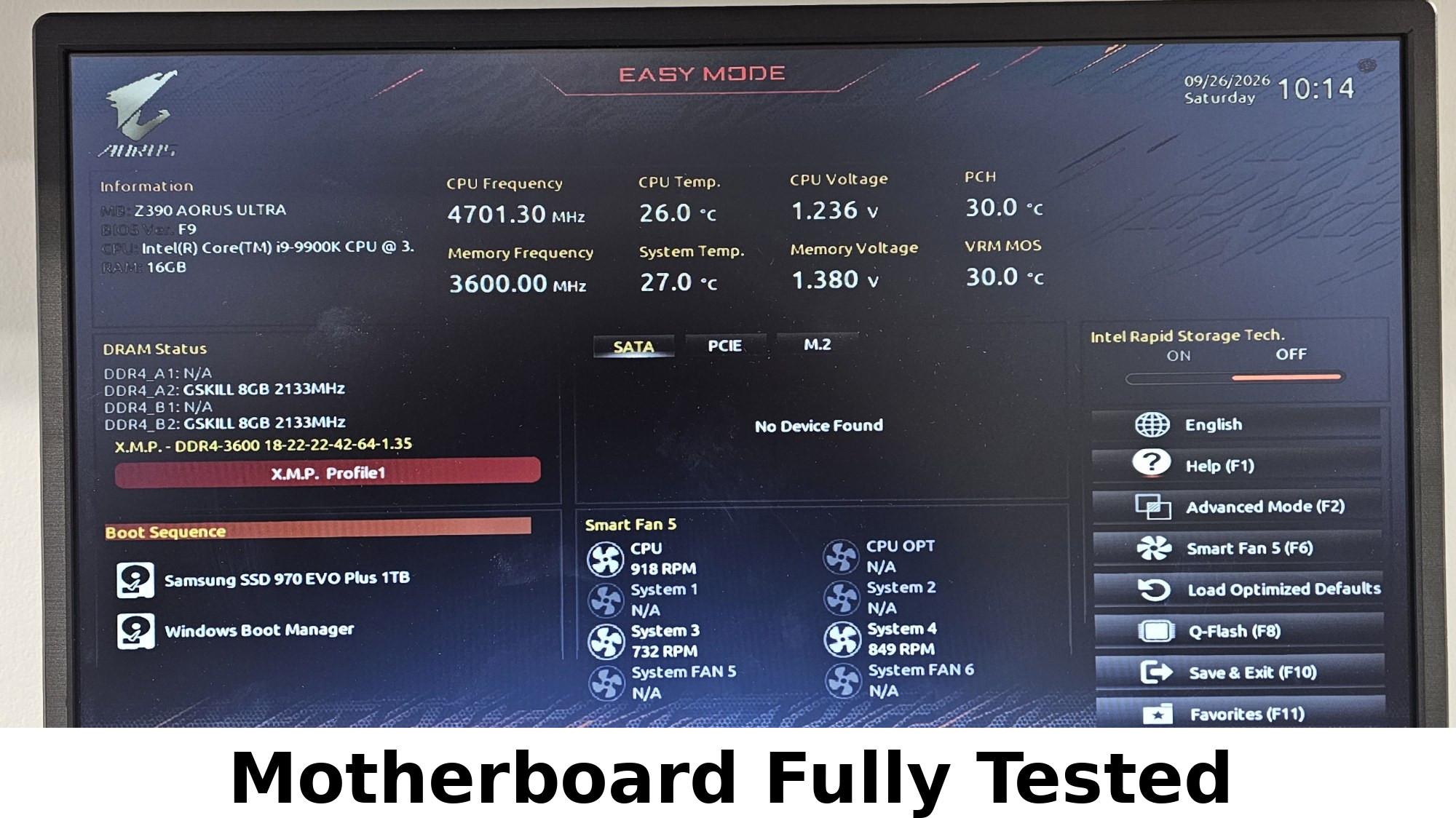 Gigabyte Z390 AORUS ULTRA LGA1151 DDR4 ATX Motherboard