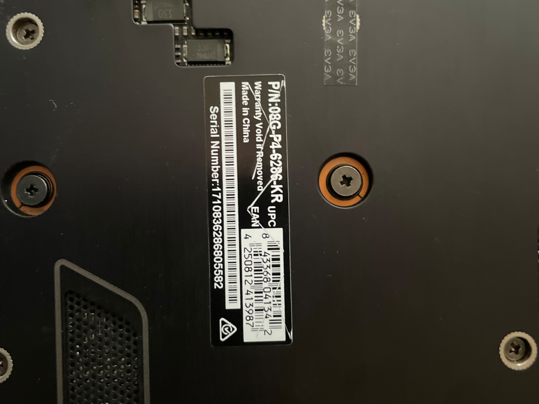 EVGA GeForce GTX 1080, 8GB GDDR5X, Graphics Card