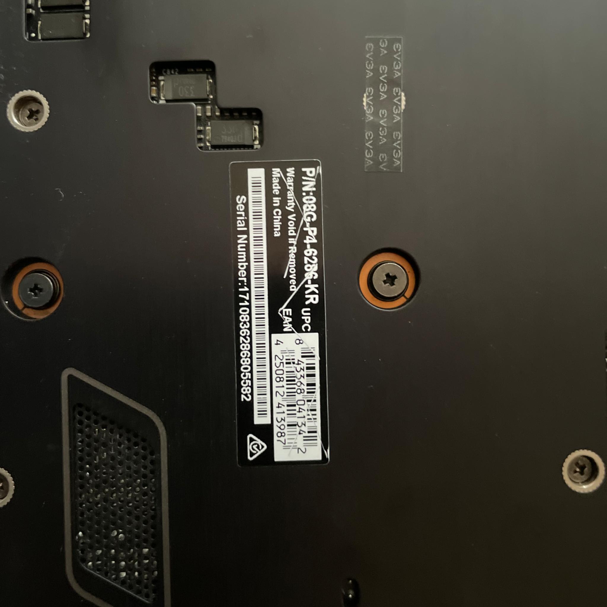 EVGA GeForce GTX 1080, 8GB GDDR5X, Graphics Card