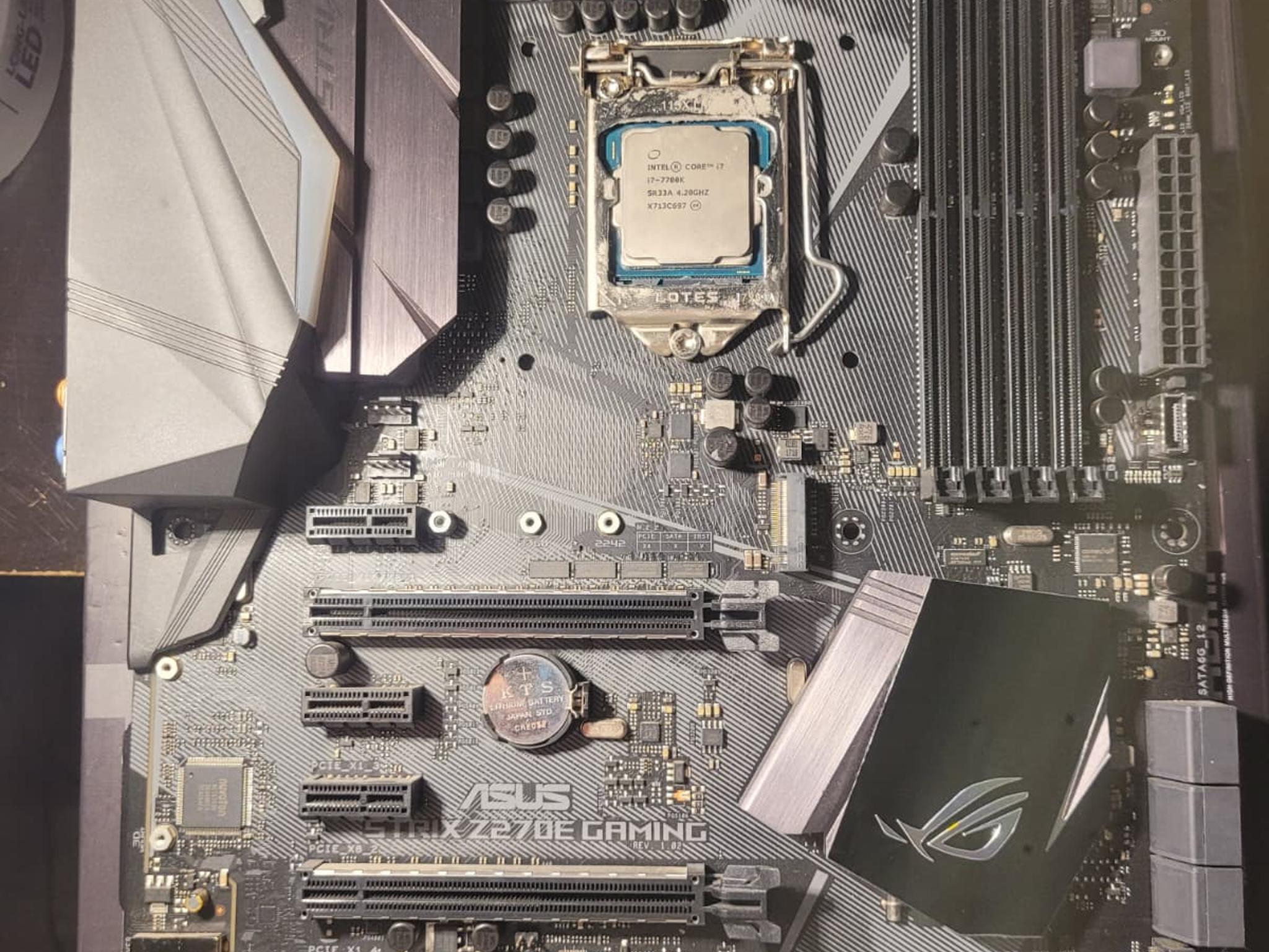 ASUS ROG STRIX Z270-E with i7-7700k