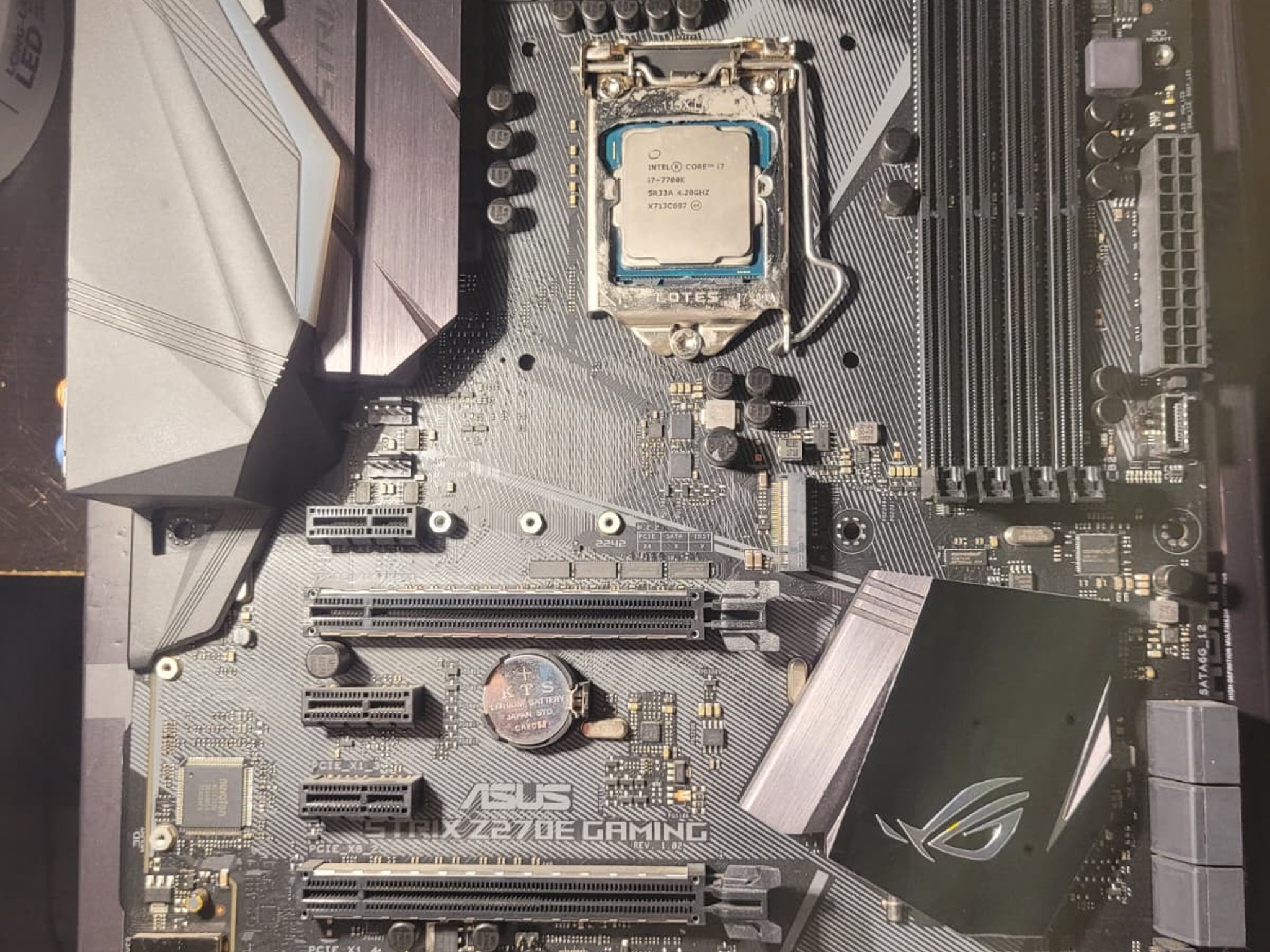 ASUS ROG STRIX Z270-E with i7-7700k