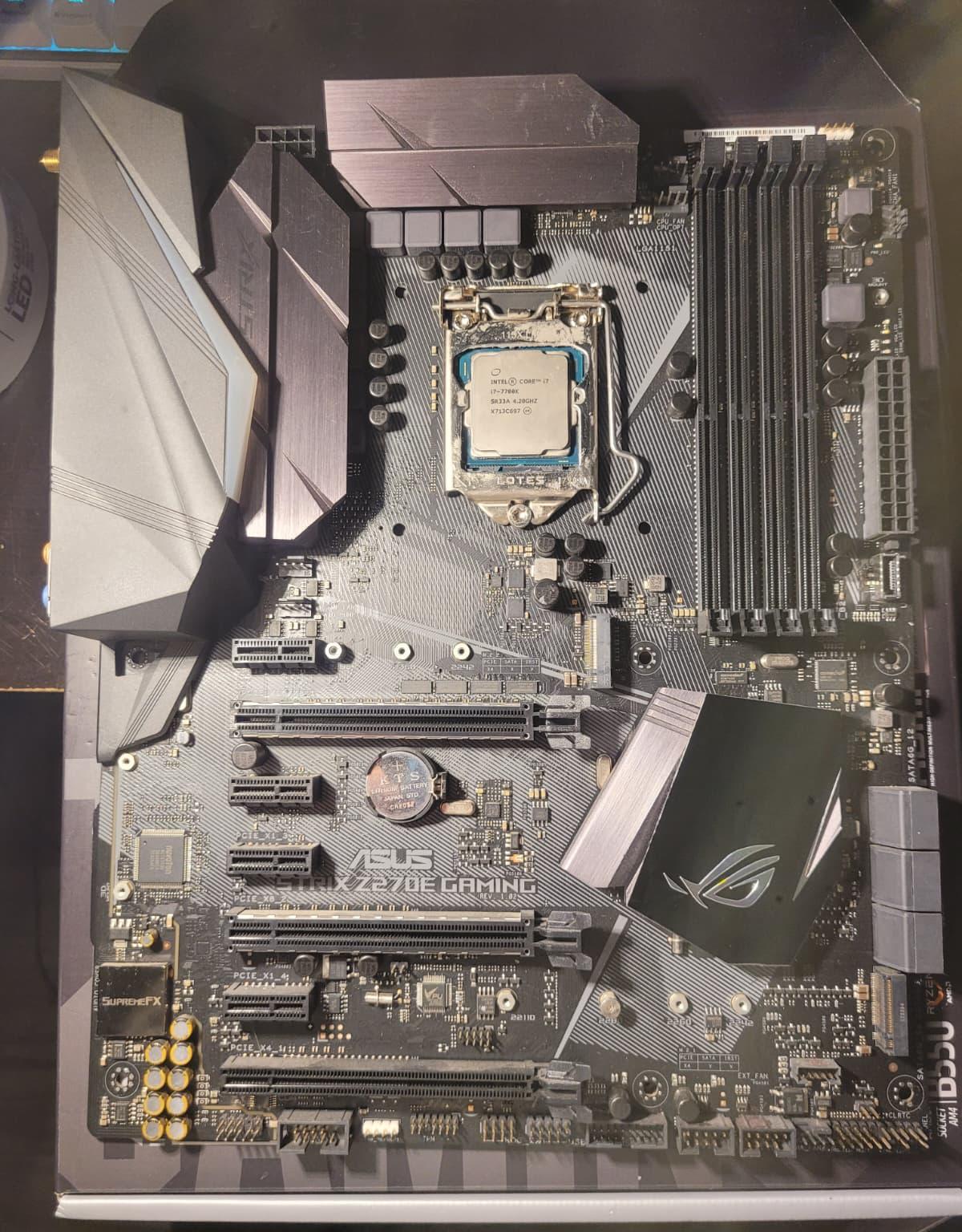 ASUS ROG STRIX Z270-E with i7-7700k