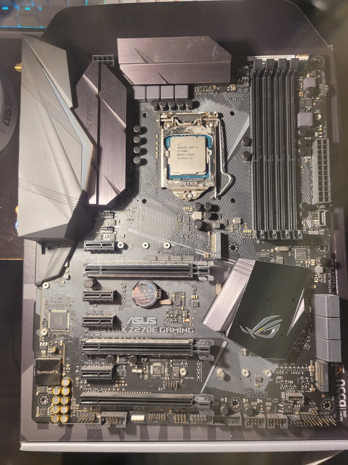ASUS ROG STRIX Z270-E with i7-7700k