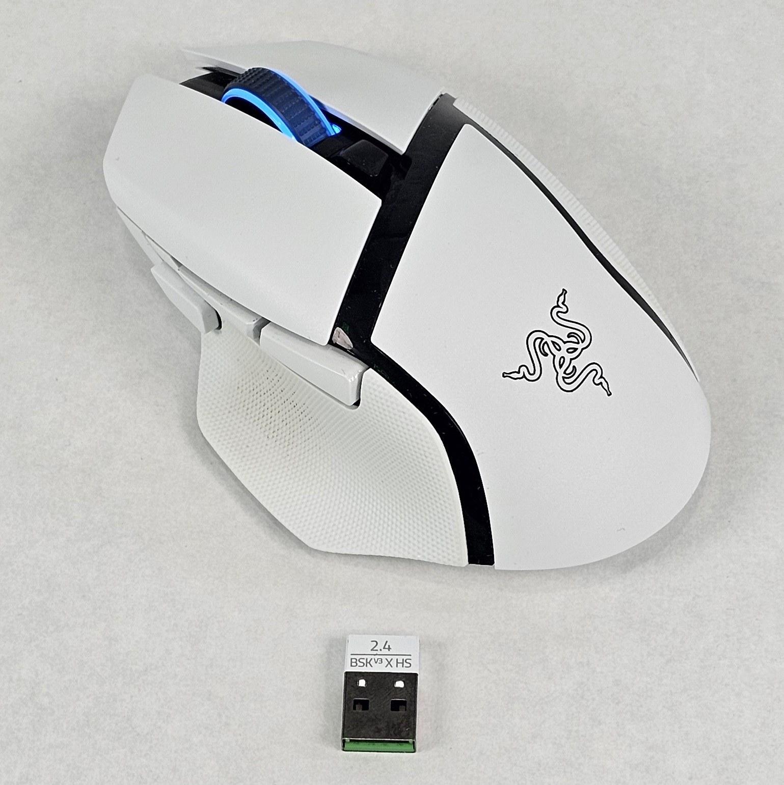 Razer Basilisk V3 X Hyperspeed Wireless Gaming Mouse - White