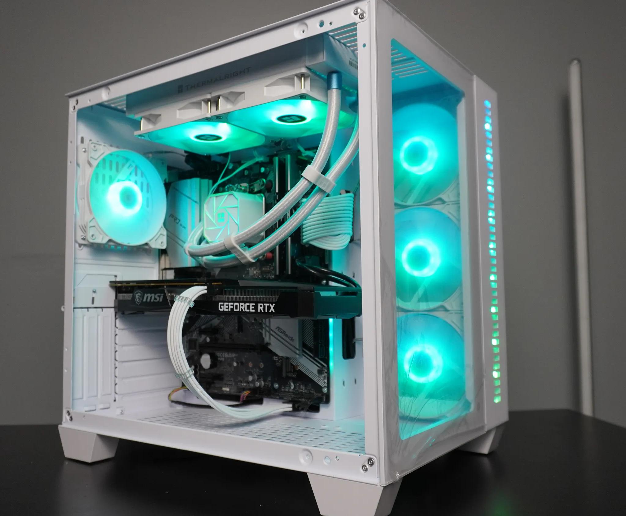 🤍WHITE BEAST🤍 1080p/1440p Machine 💚 RTX 3060ti 8GB 🧡 Ryzen 5 5600 | 32GB RAM | 1TB NVME