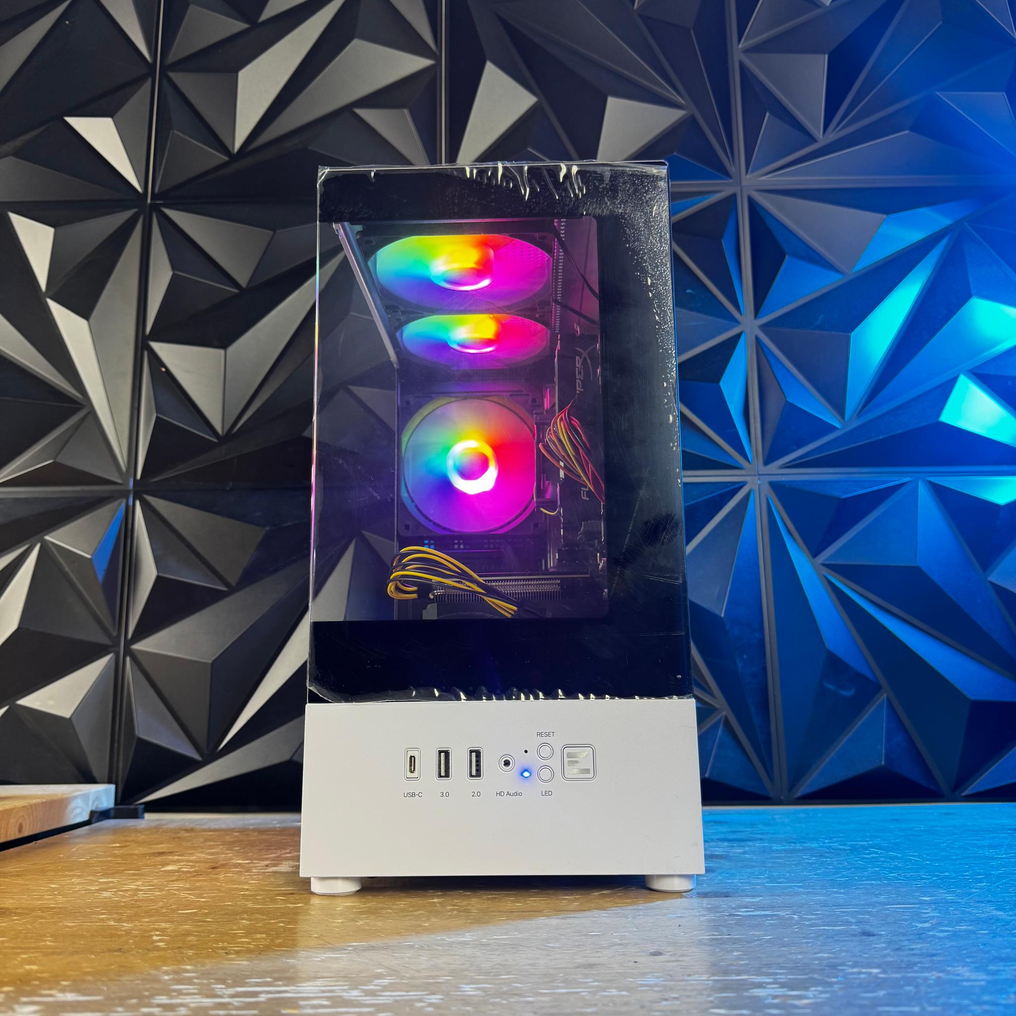 🔥 Ultimate Dual Tempered Glass Super Budget Gaming PC – Intel i5, 16GB RAM, 1TB, RGB Fans! 🎮