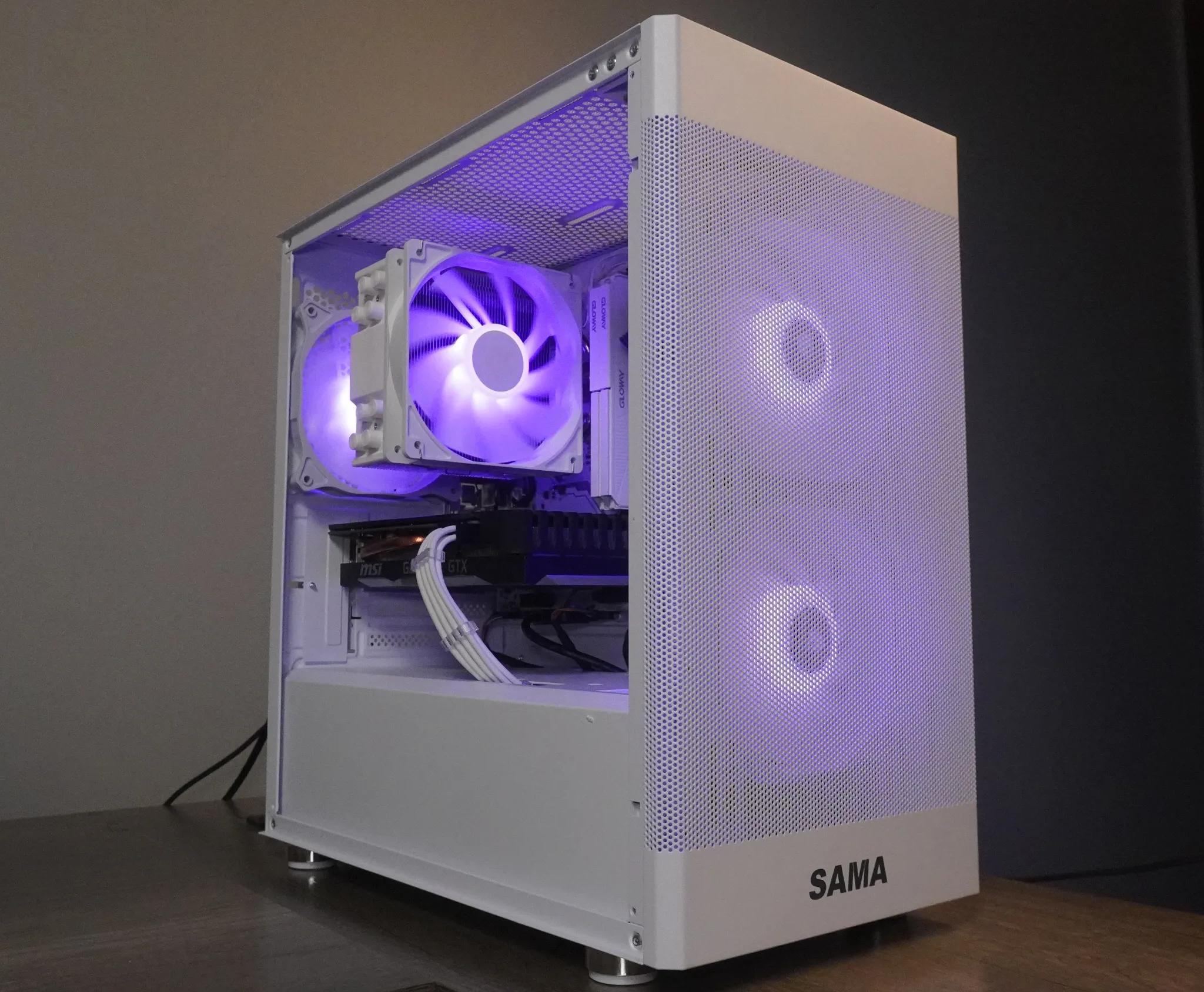 🤍AESTHETIC🤍 1080p GAMING MACHINE 💚GTX 1660 Super 🧡 Ryzen 5 5500 | 16GB | 1TB | WIFI