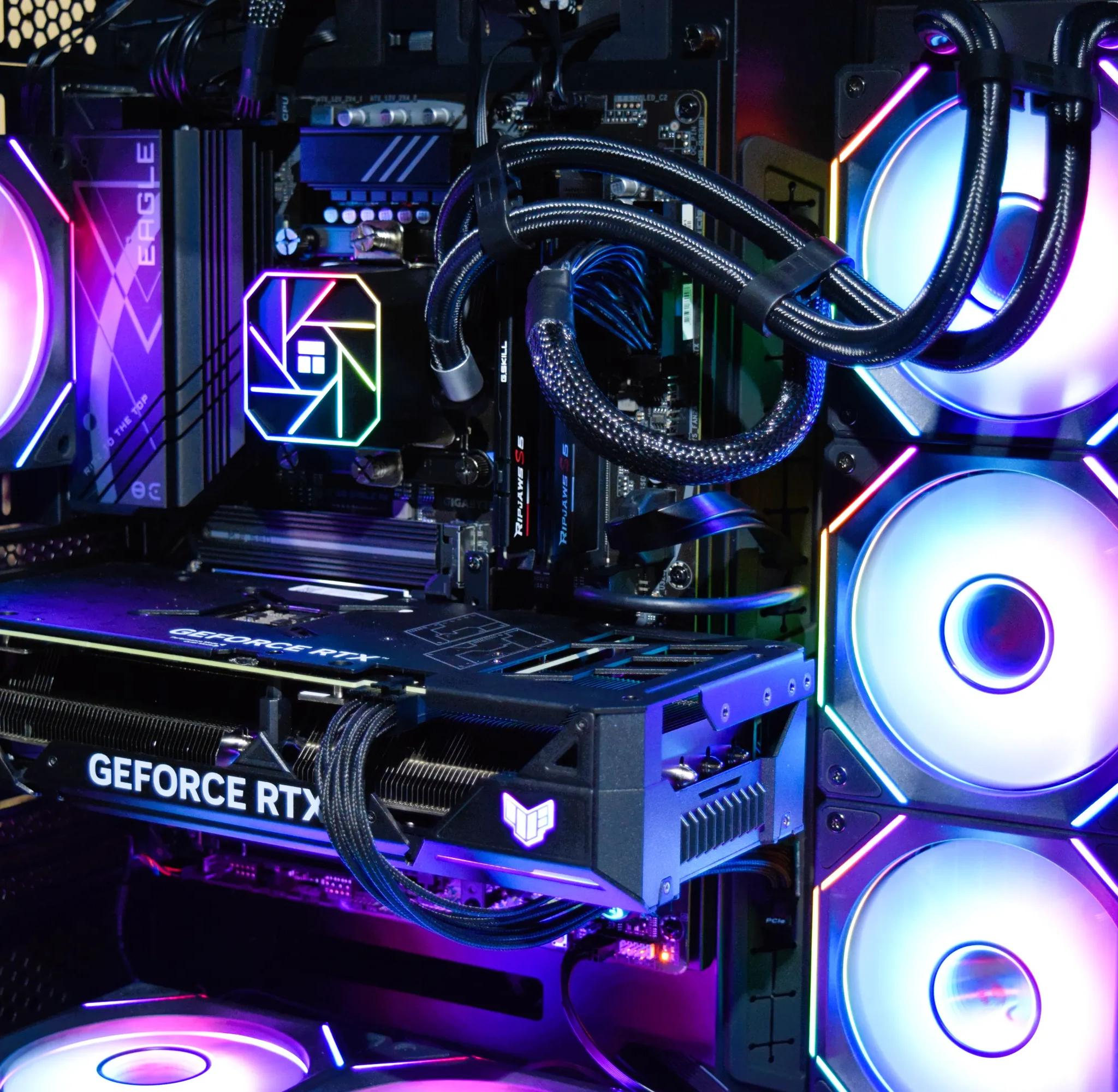 (NEW) 4K / 1440p Ultra Gaming PC All New Parts: Nvidia Asus Tuf 4070 | 1TB NVME |...