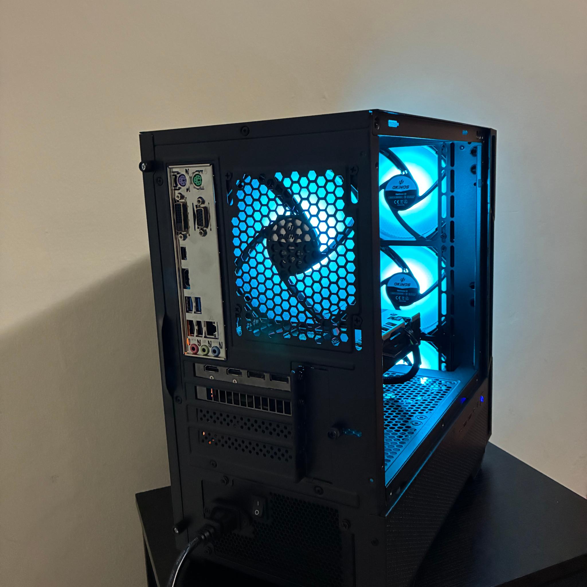 Budget Gaming PC | RX 580 8G | Intel i5-7400 | 1TB Storage | 16GB Ram | 500w PSU