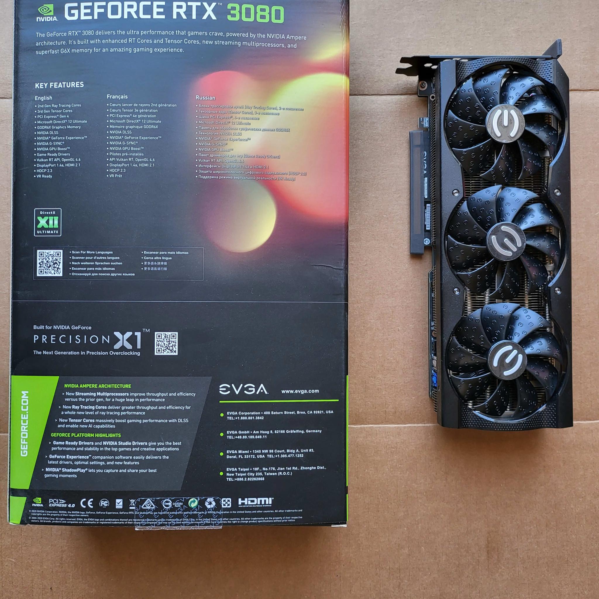 EVGA GeForce RTX 3080 XC3 Ultra 