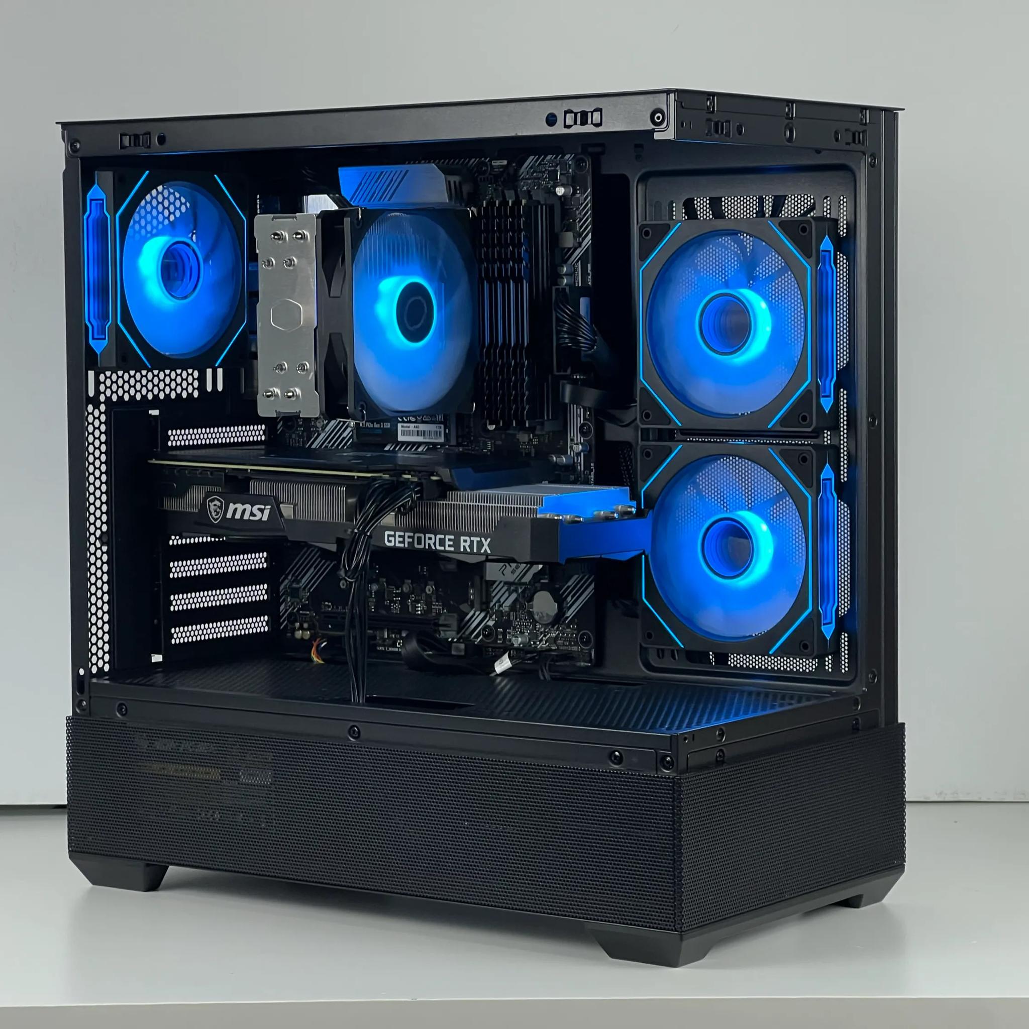 Clean Black Gaming PC | RTX 3070 | Ryzen 5 5600 | 1TB SSD | 32GB RAM